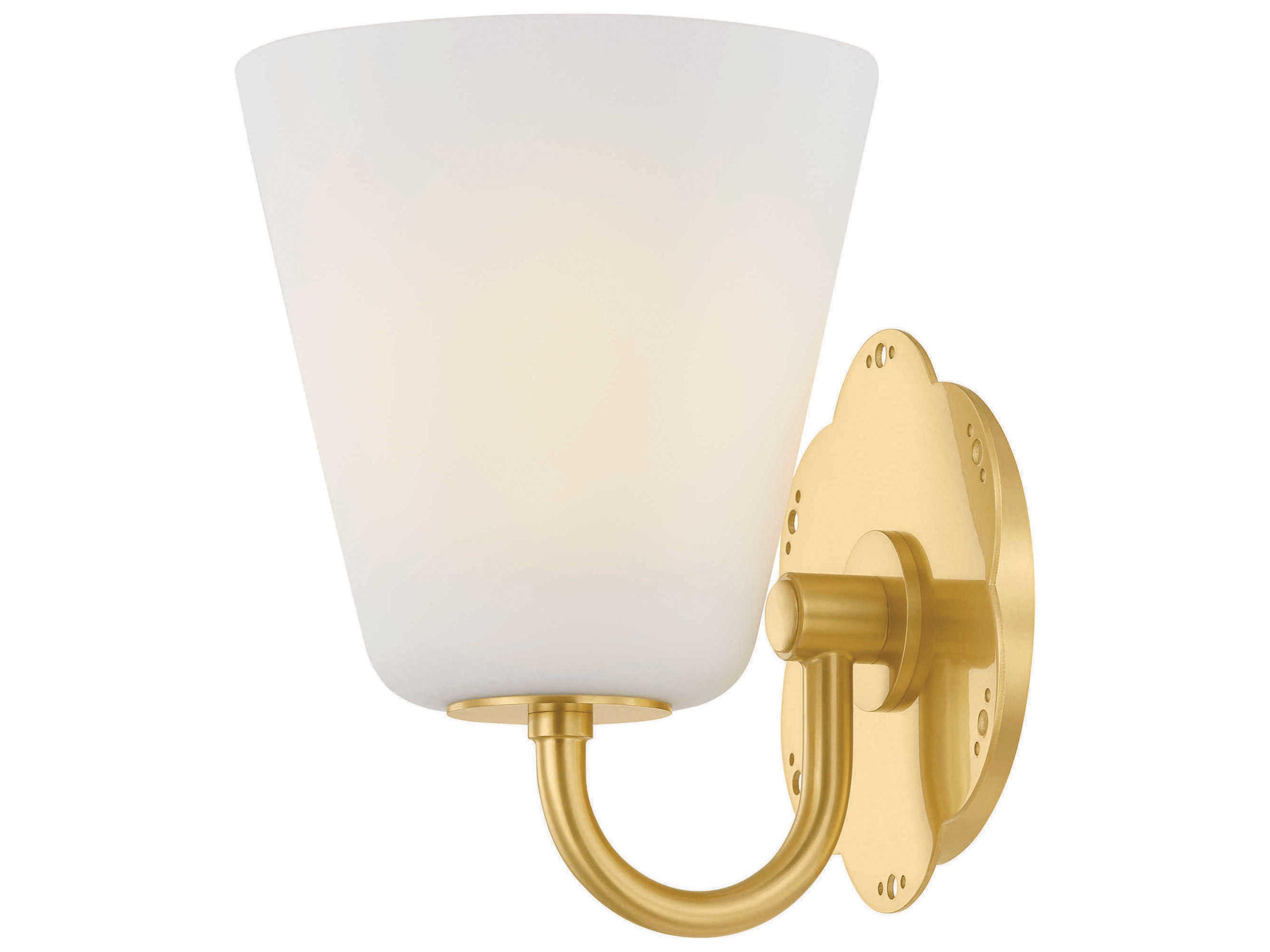 Mitzi Leonella 1-Light Aged Brass Vanity Light