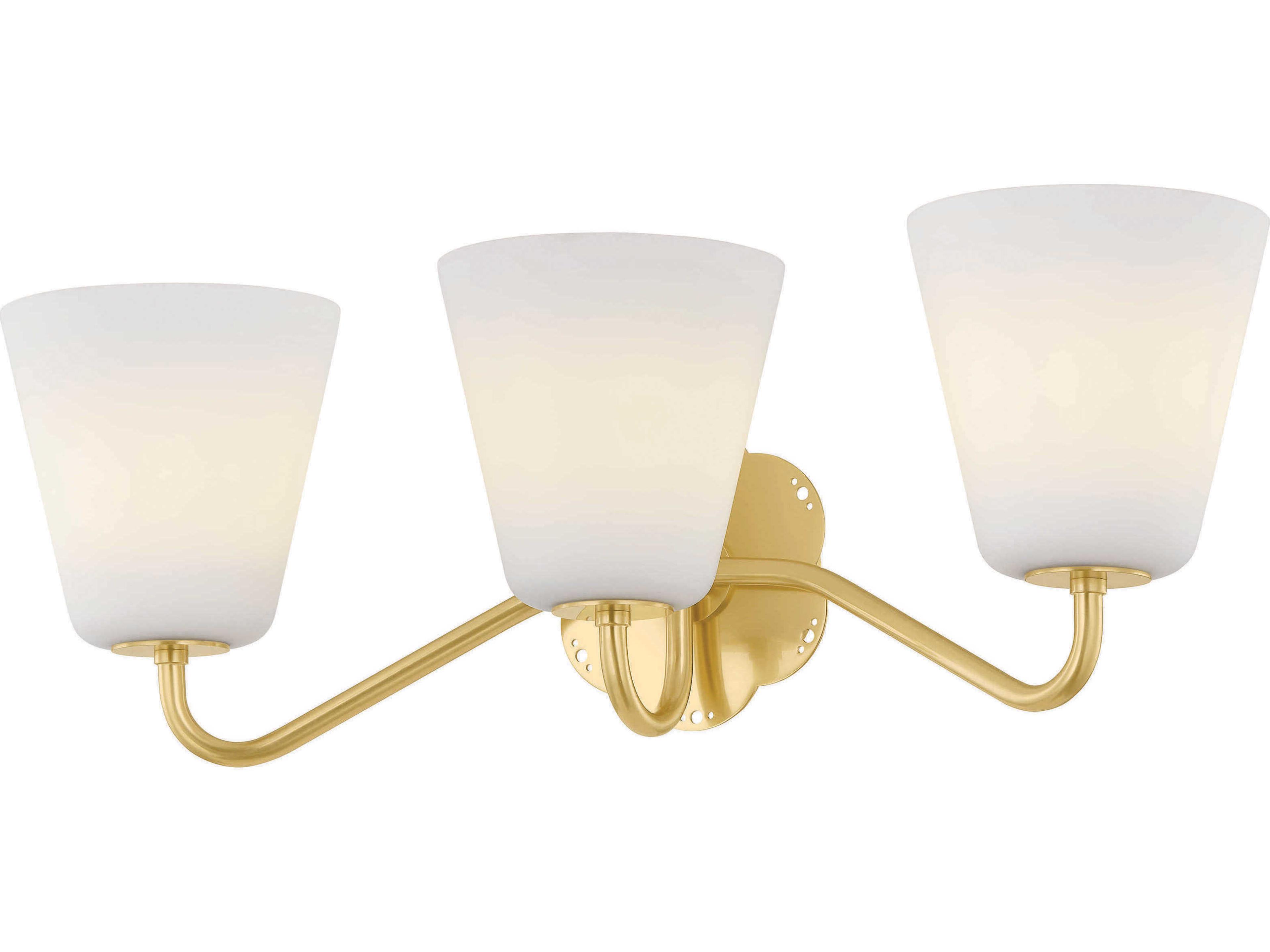 Mitzi Leonella 3-Light Aged Brass Vanity Light