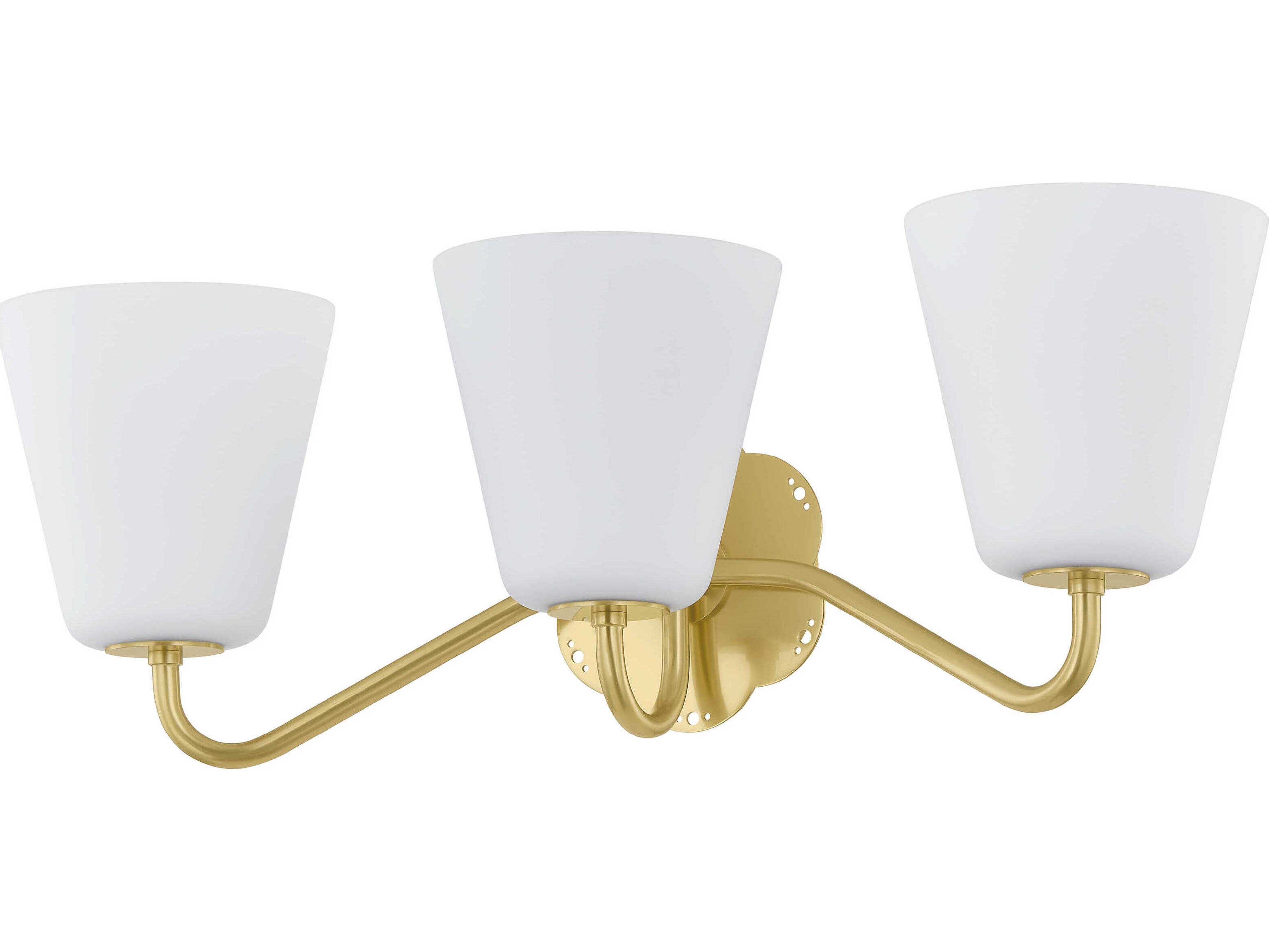 Mitzi Leonella 3-Light Aged Brass Vanity Light