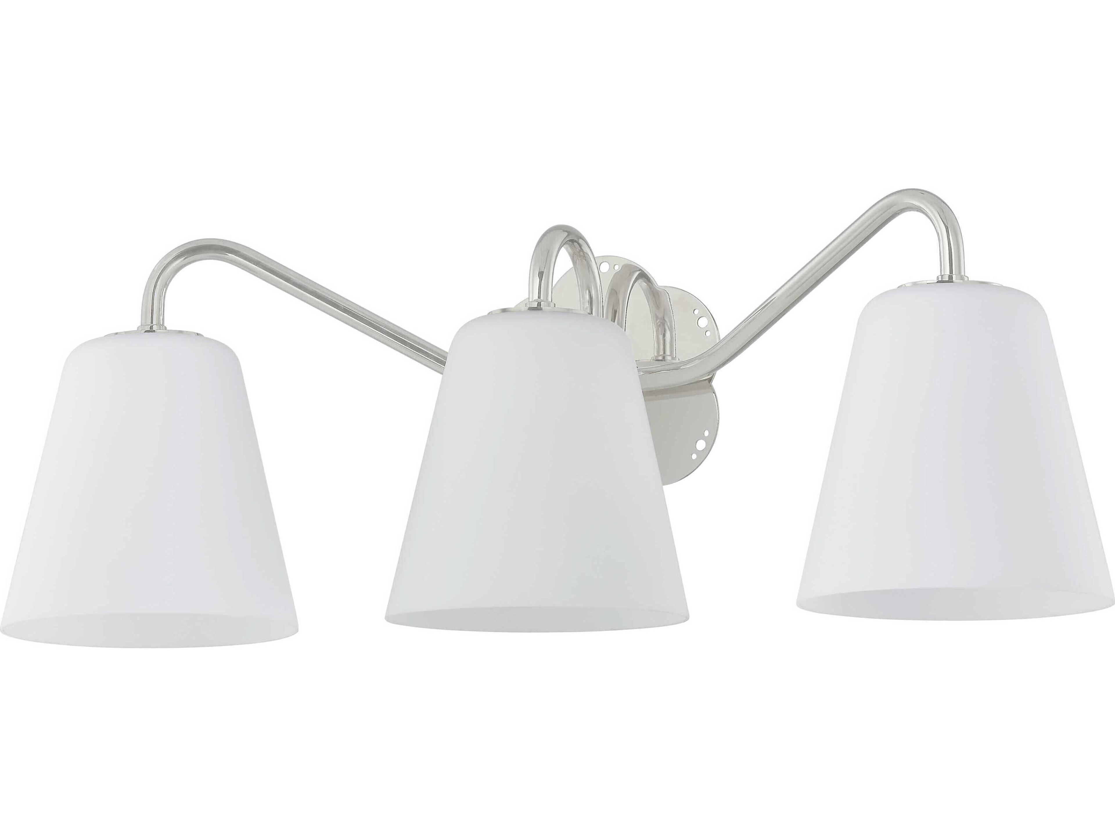 Mitzi Leonella 3-Light Polished Nickel Vanity Light