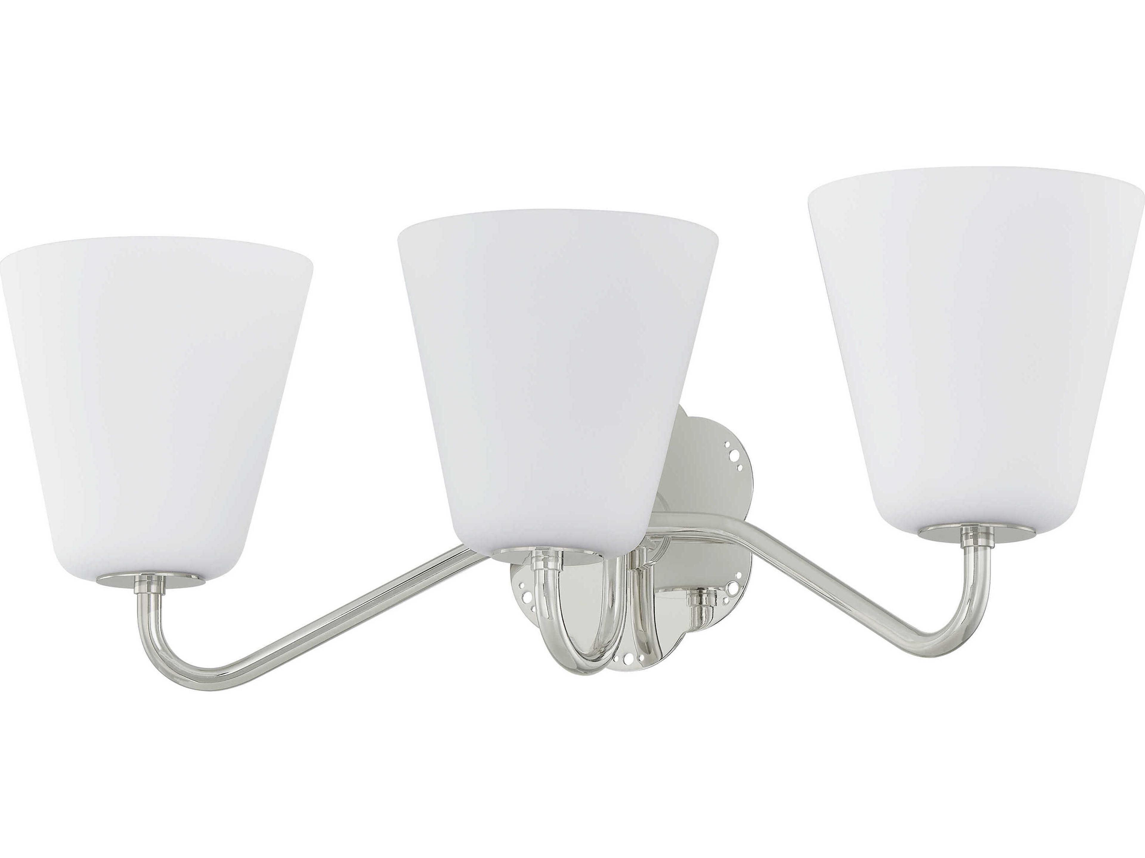 Mitzi Leonella 3-Light Polished Nickel Vanity Light