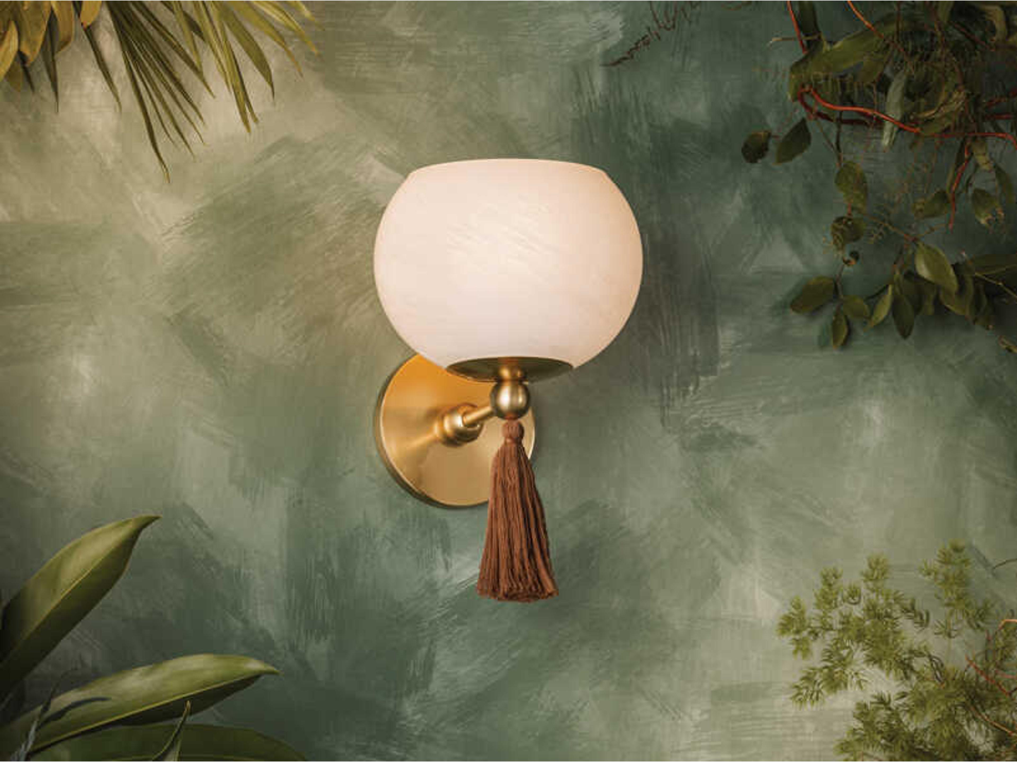 Mitzi Mandy Cheng Niya 1-Light Aged Brass Wall Sconce