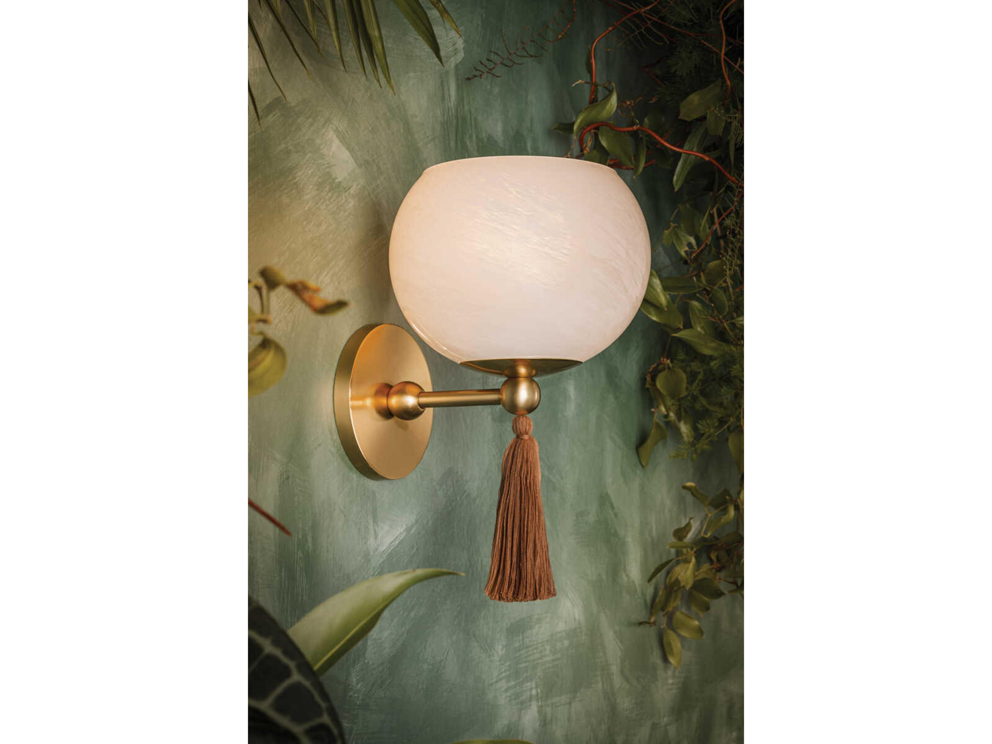 Mitzi Mandy Cheng Niya 1-Light Aged Brass Wall Sconce