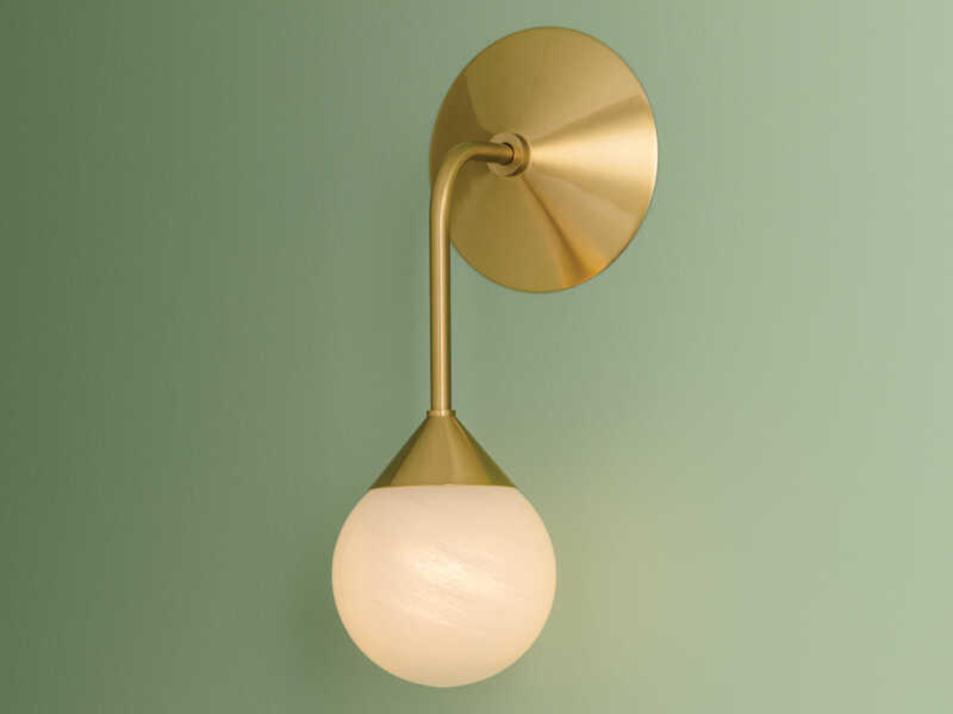 Mitzi Natasha 1-Light Aged Brass Wall Sconce