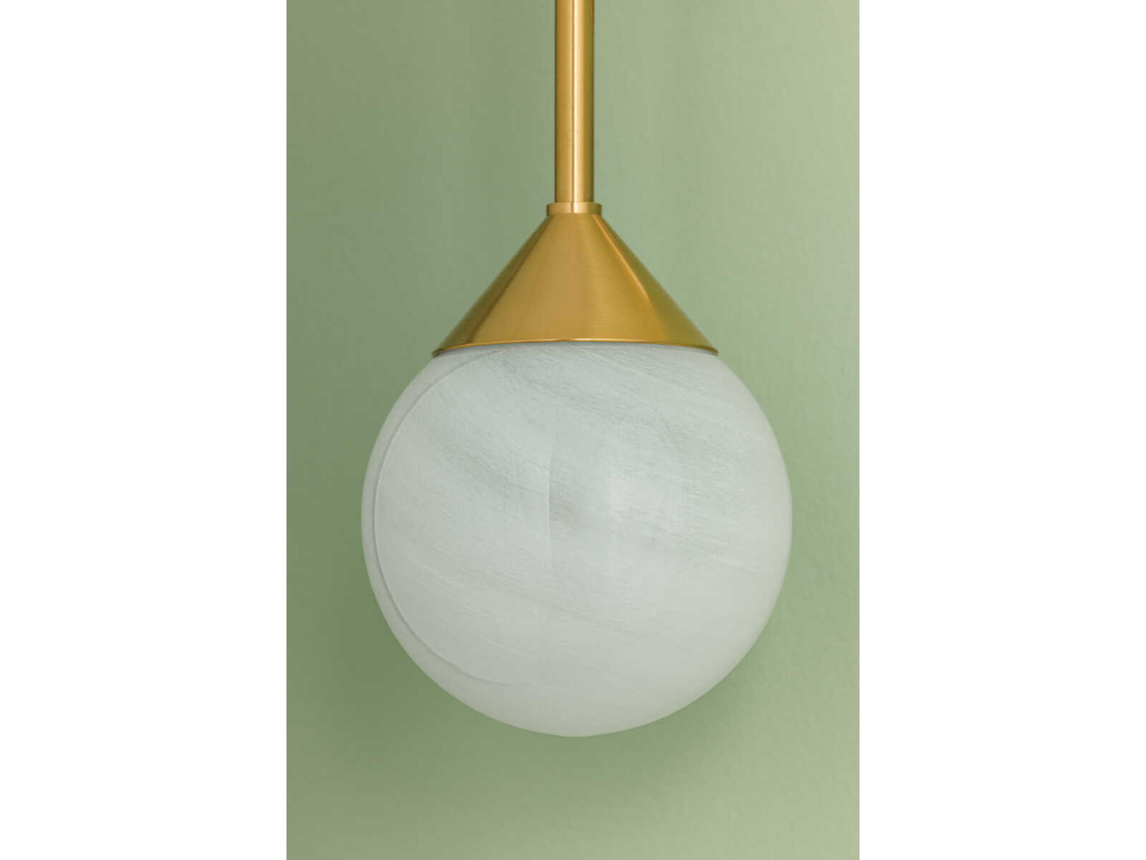 Mitzi Natasha 1-Light Aged Brass Wall Sconce
