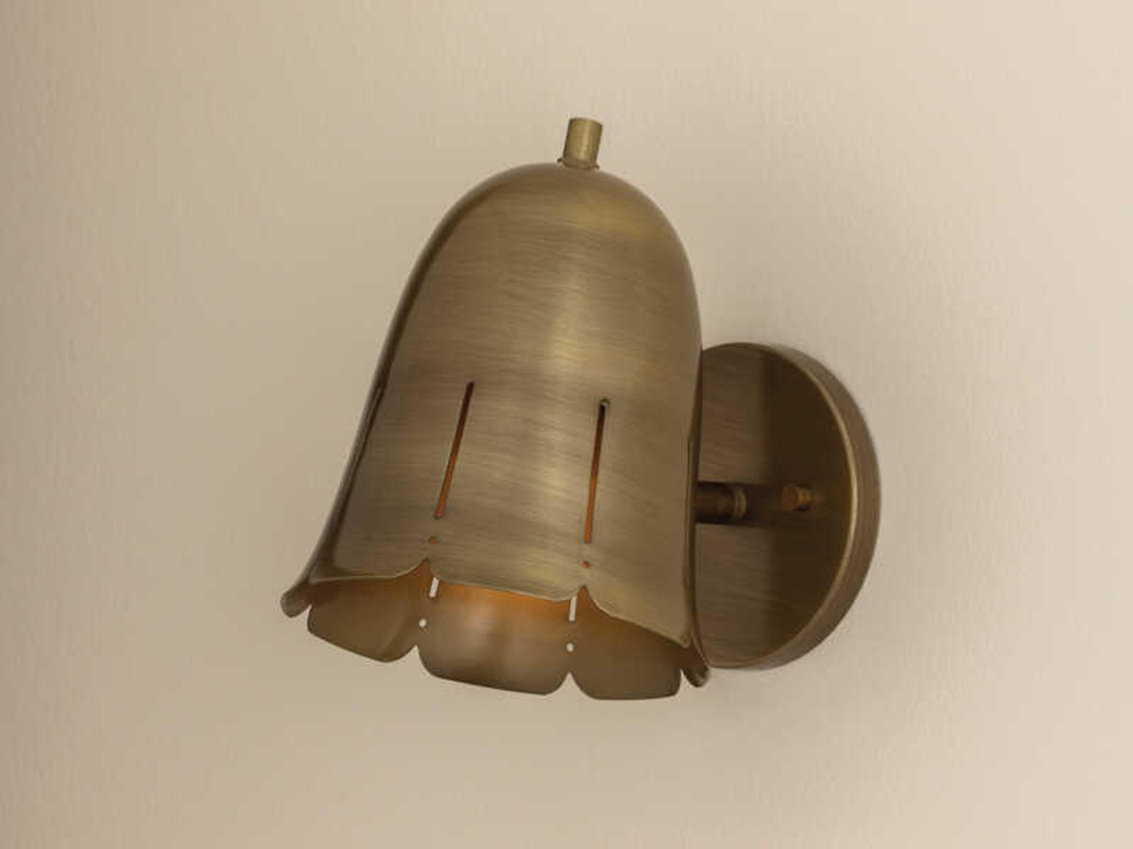 Mitzi Basil 1-Light Patina Brass Wall Sconce