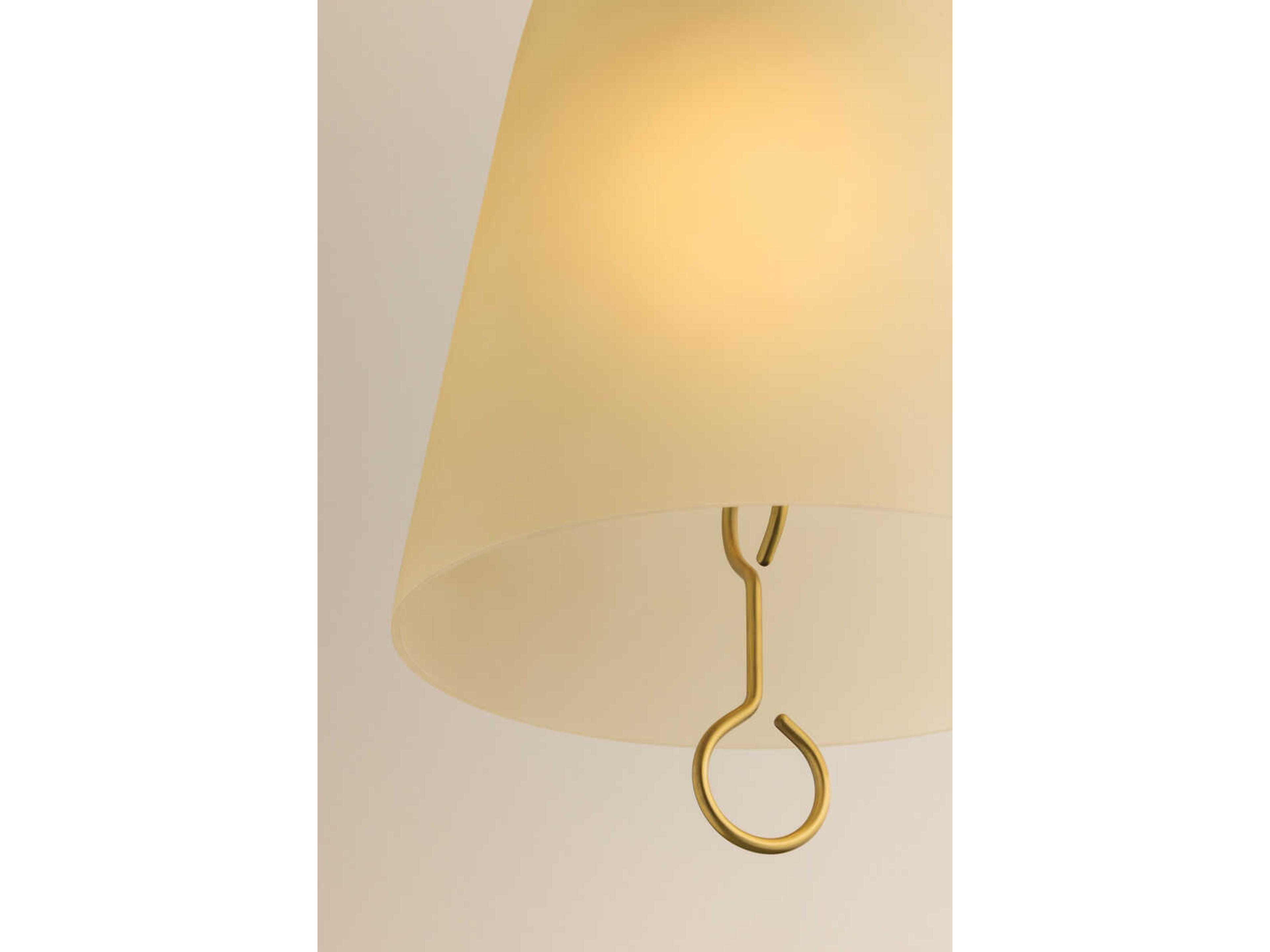 Mitzi Christine 1-Light Aged Brass Bell Mini Pendant
