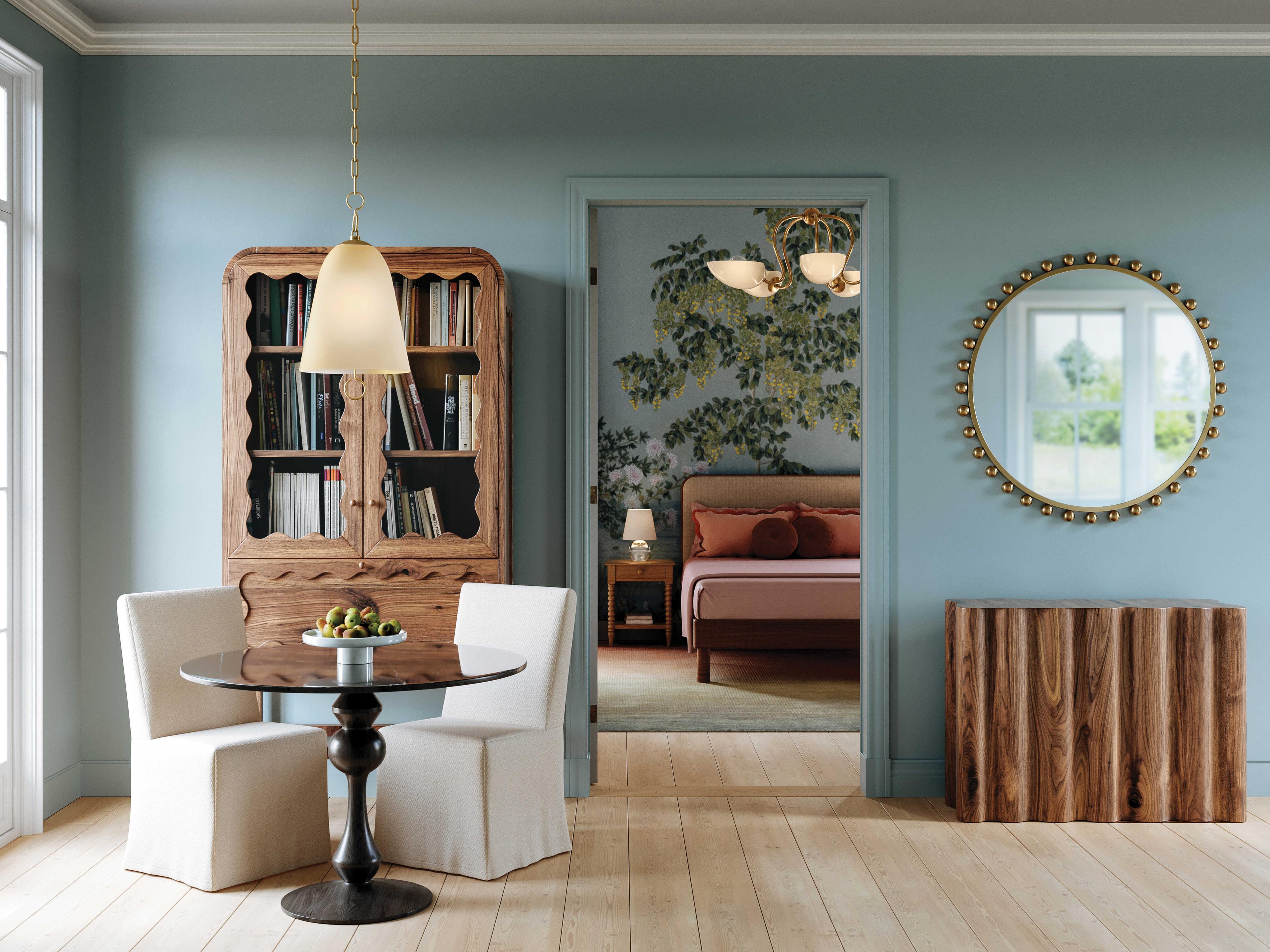 Mitzi Reva 5-Light Aged Brass Chandelier