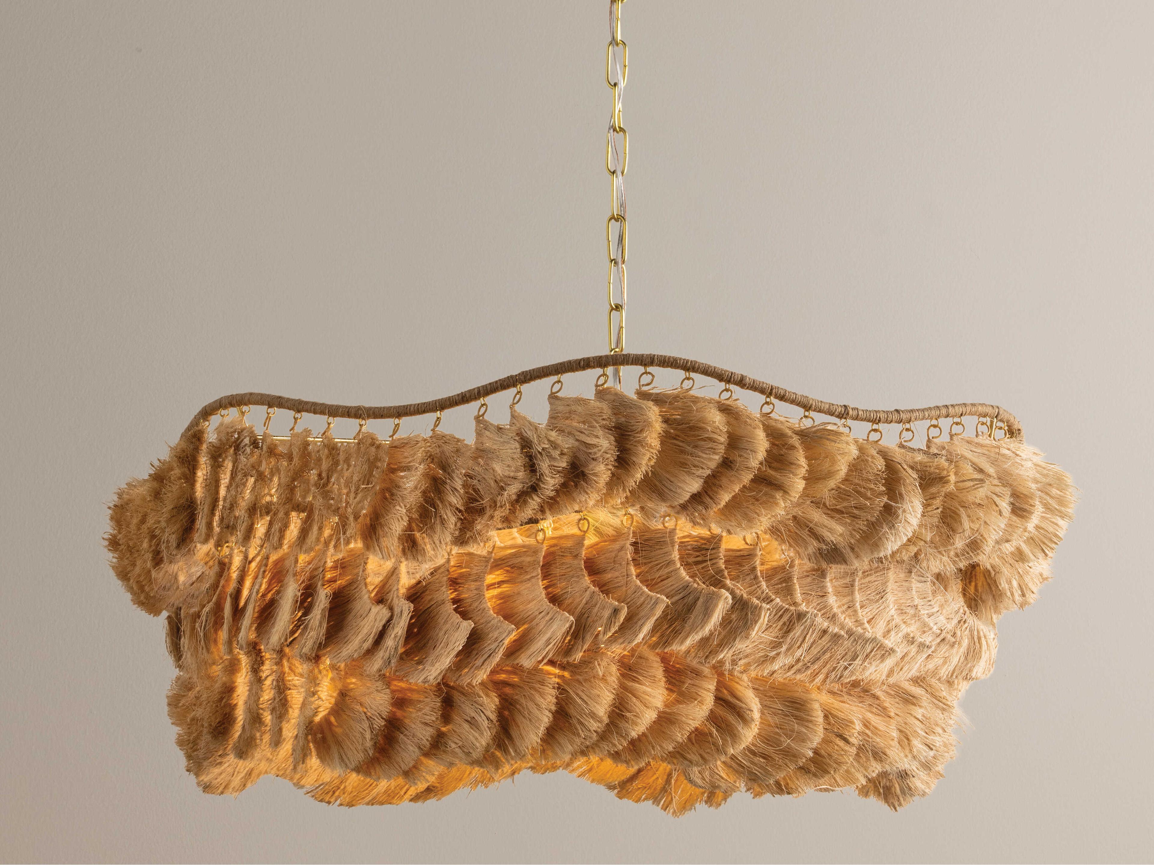 Mitzi Daria 1-Light Aged Brass Round Chandelier