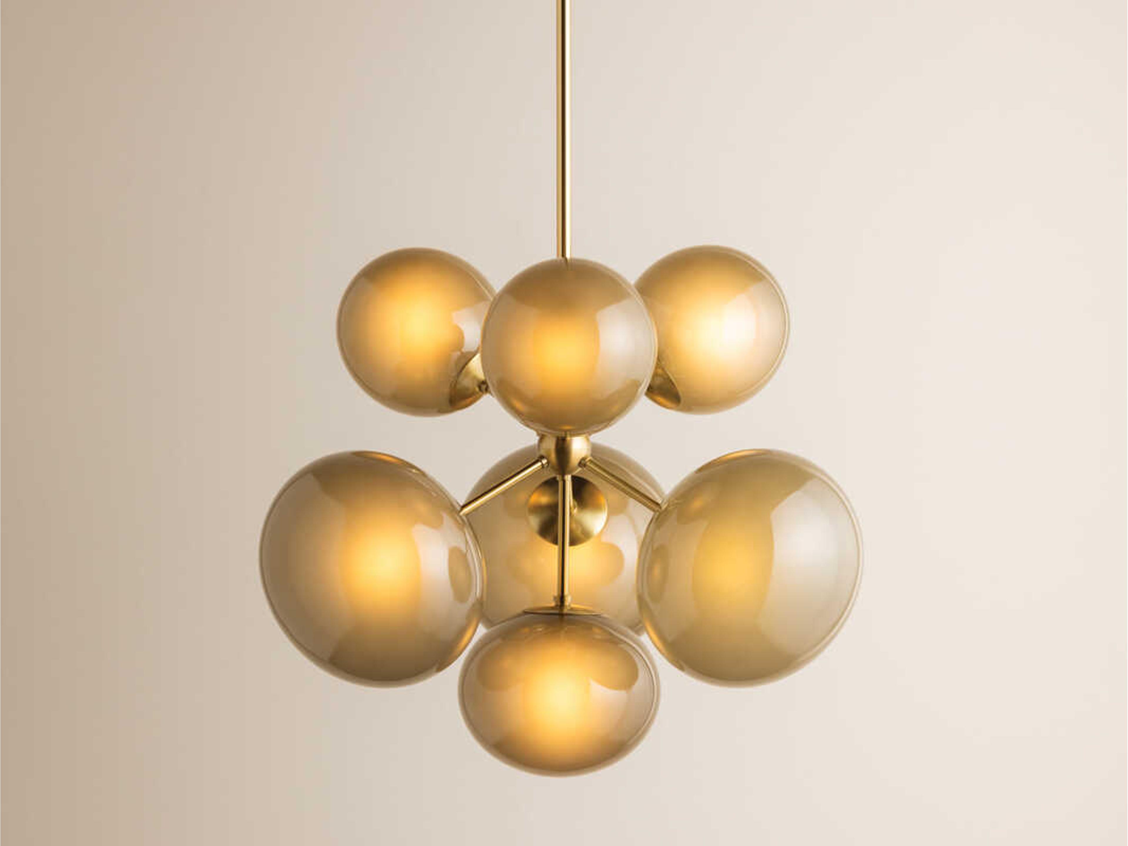 Mitzi Zaley 7-Light Aged Brass Chandelier