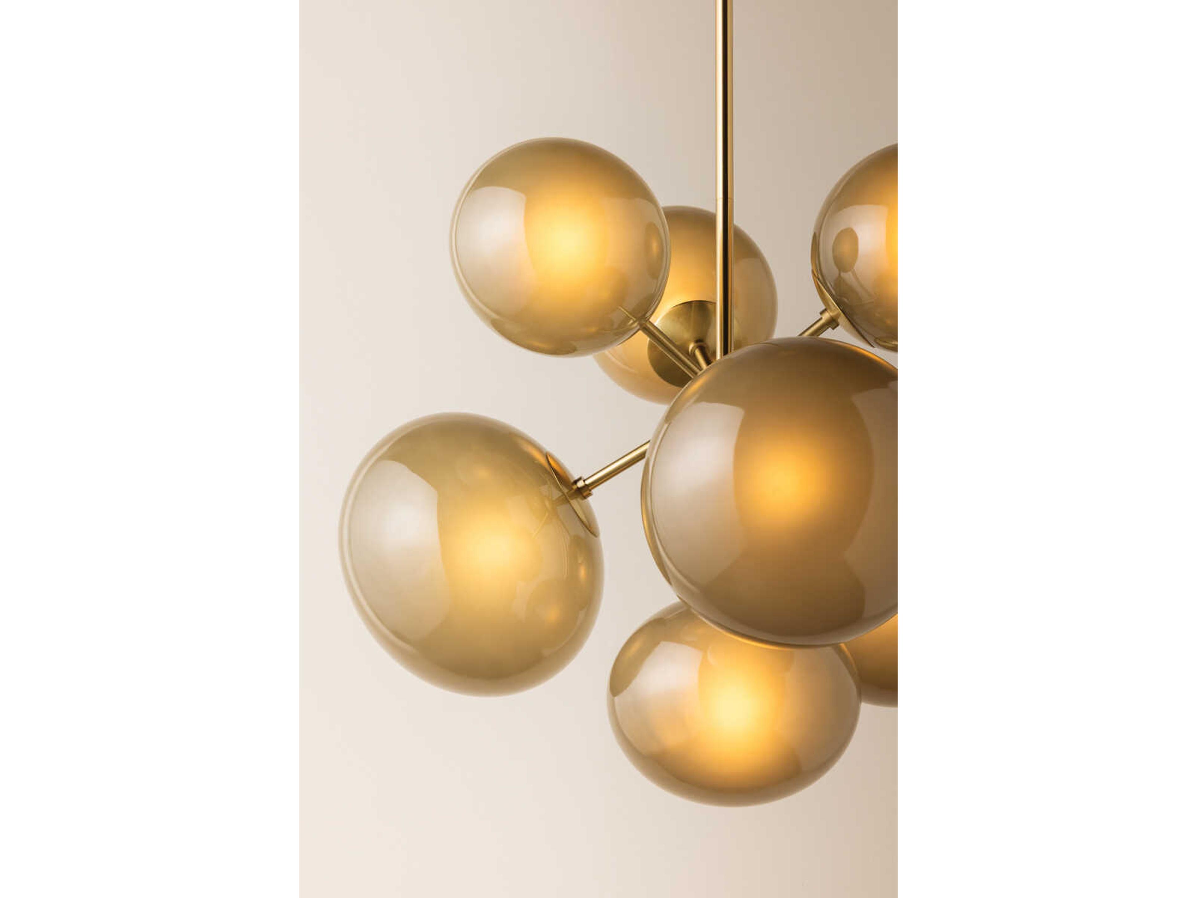 Mitzi Zaley 7-Light Aged Brass Chandelier