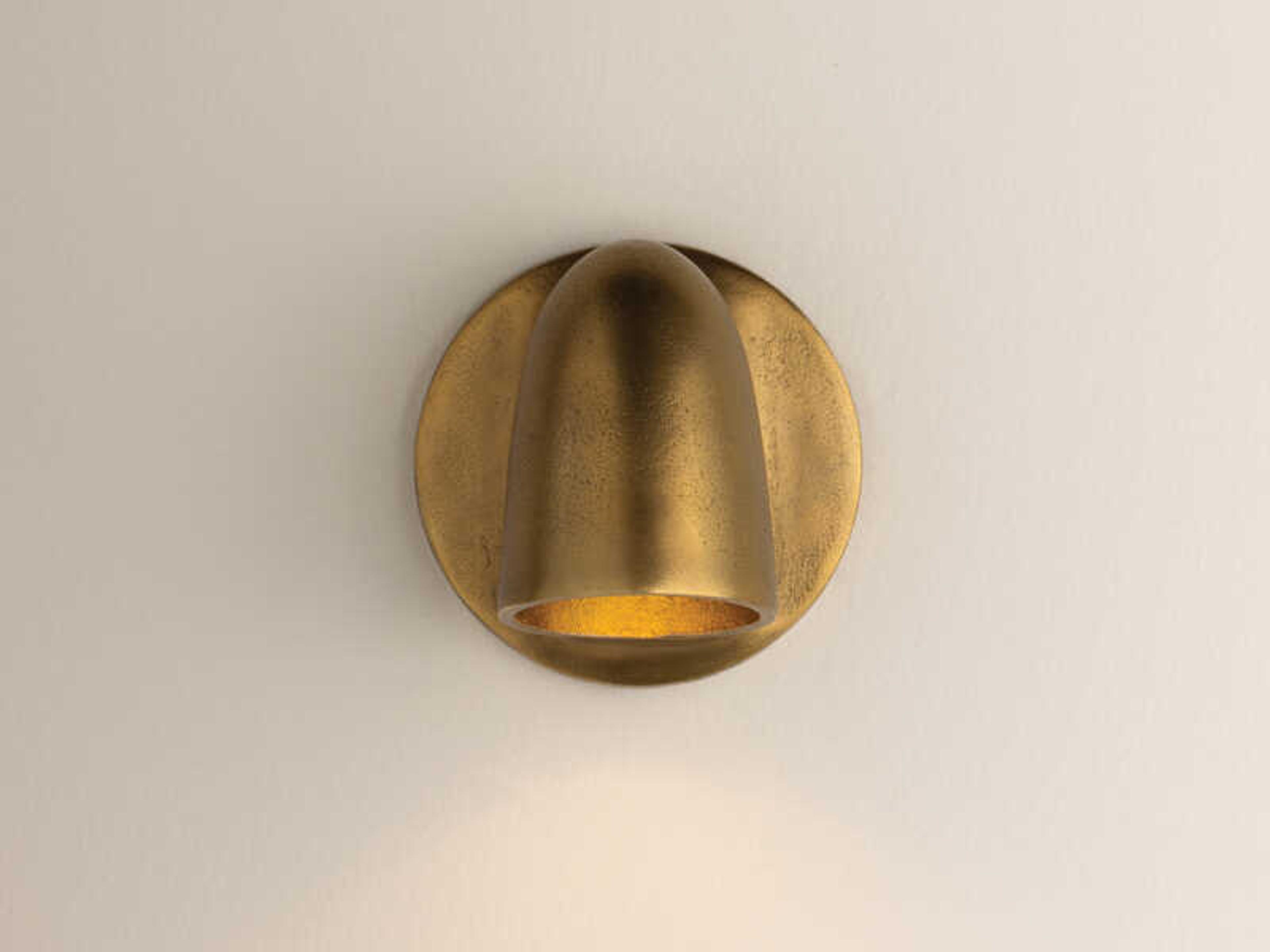 Mitzi Canna 1-Light Aged Brass Wall Sconce