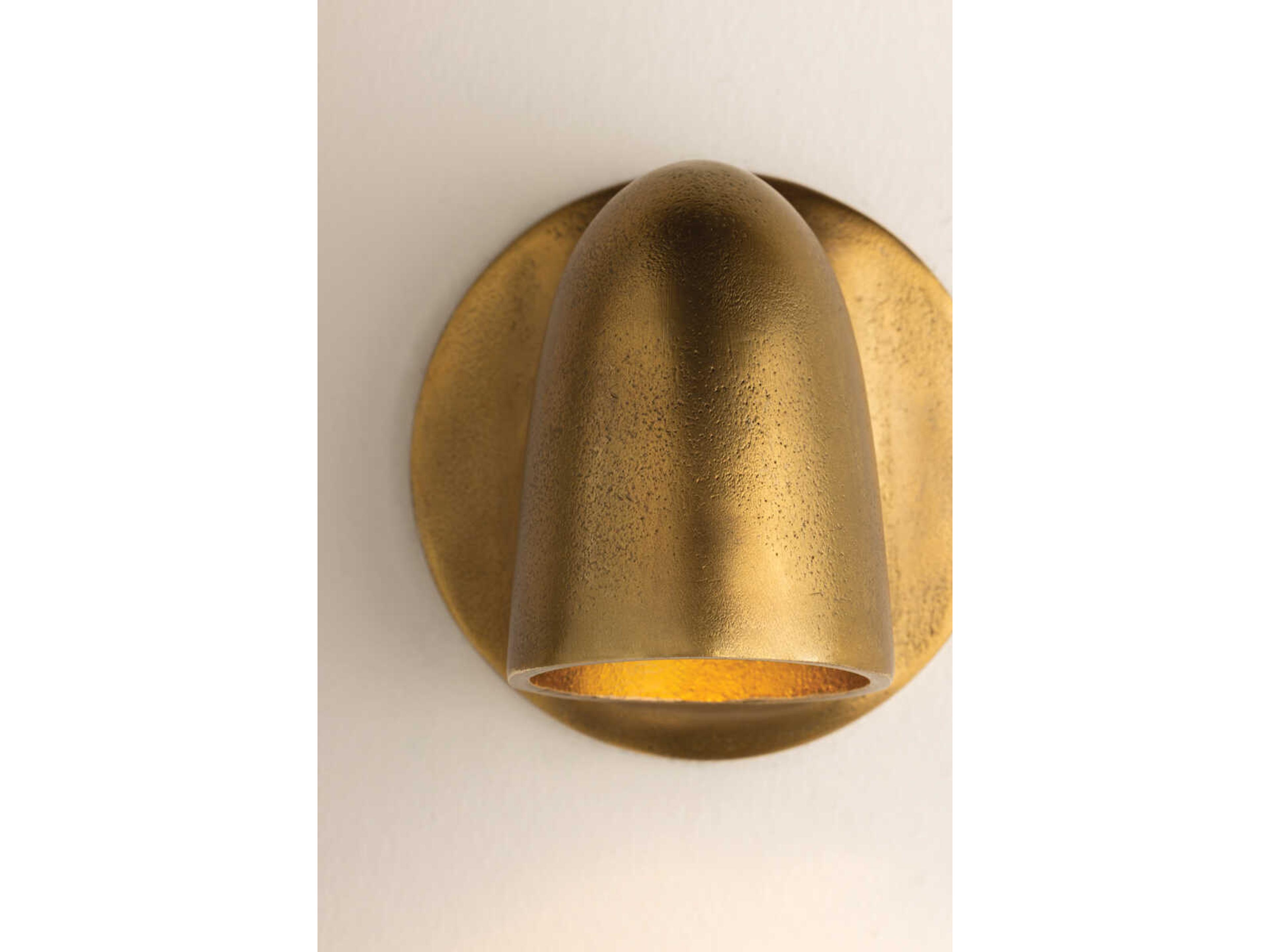Mitzi Canna 1-Light Aged Brass Wall Sconce