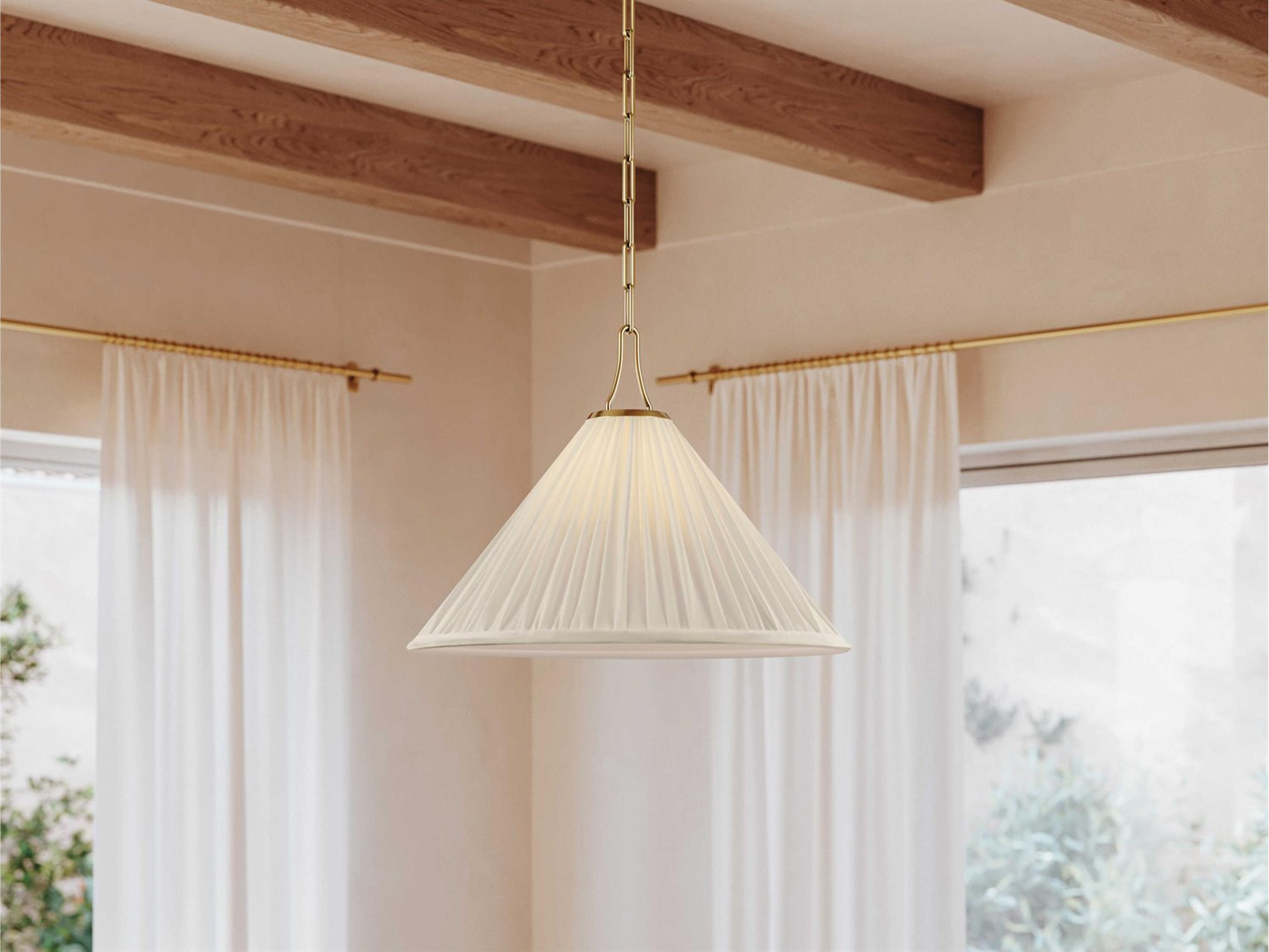 Mitzi Merida 1-Light Aged Brass Pendant