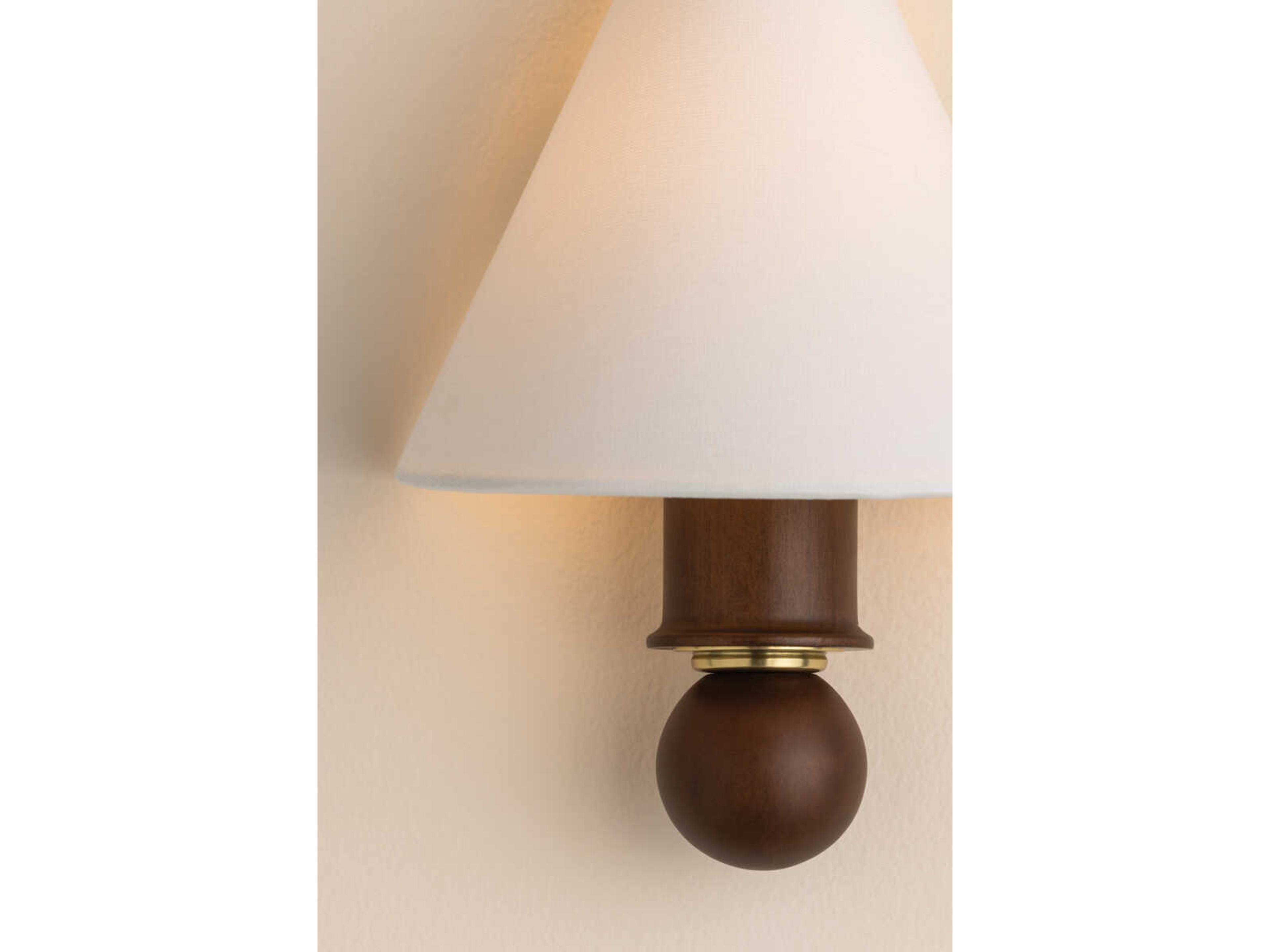Mitzi Candice 1-Light Aged Brass Wall Sconce
