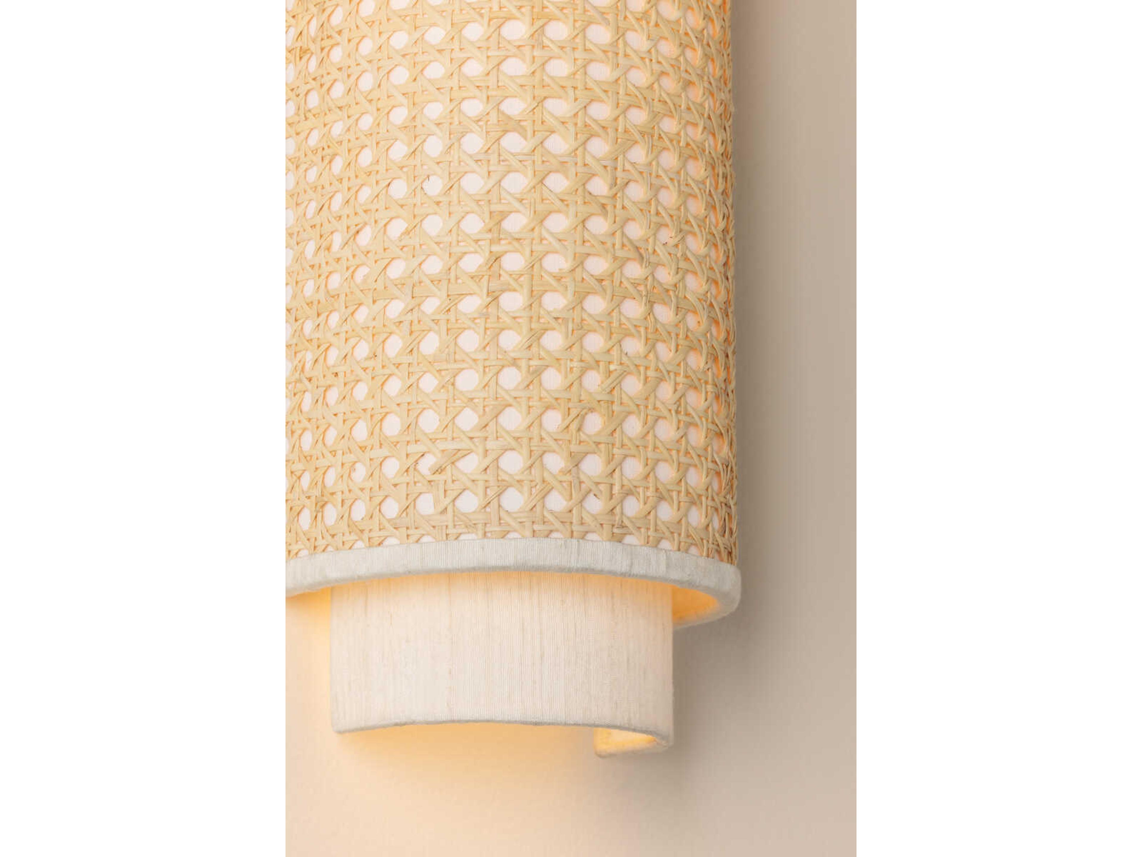 Mitzi Tina 2-Light Aged Brass Brown Wall Sconce