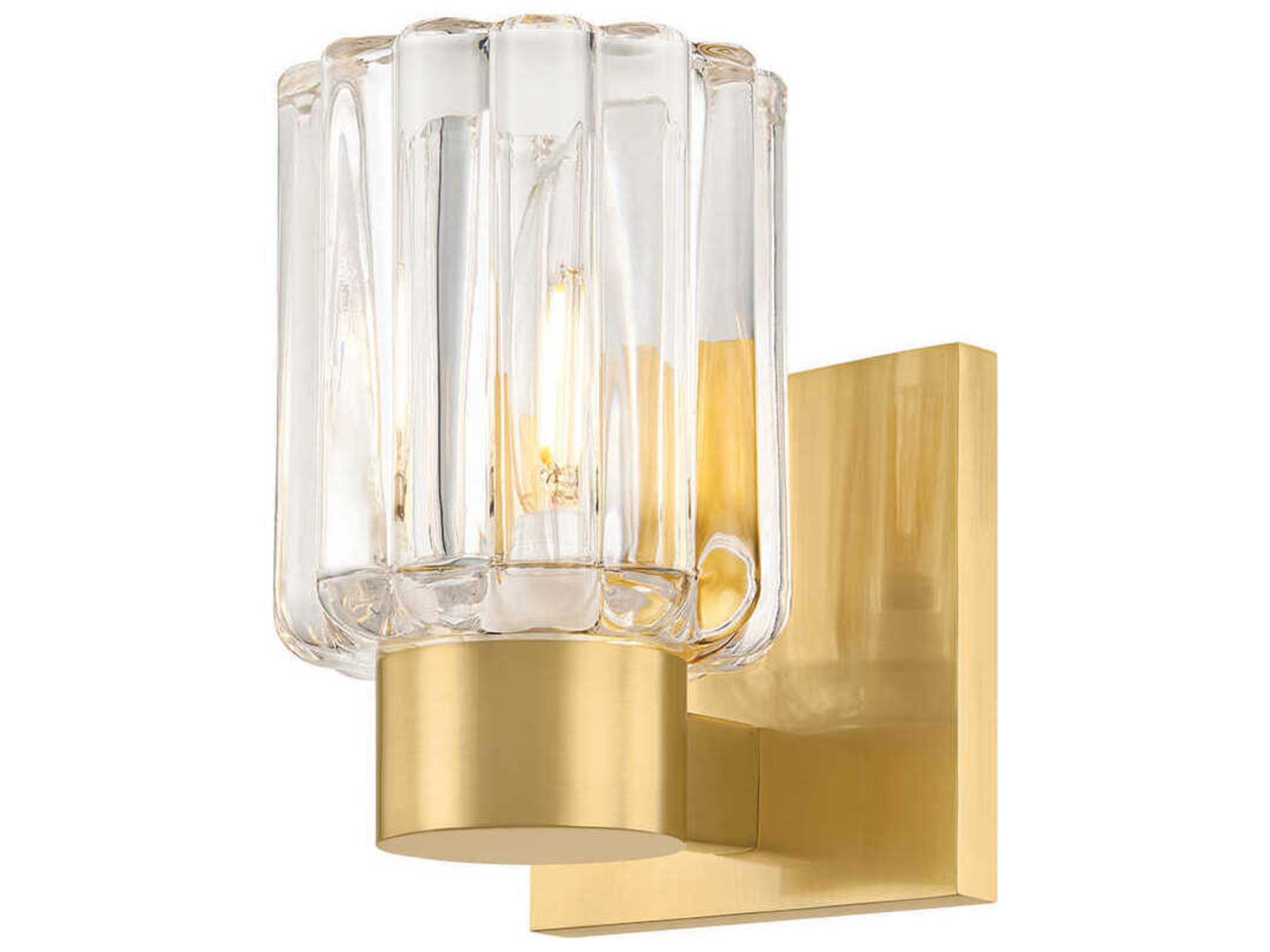 Danae 1-Light Aged Brass Wall Sconce