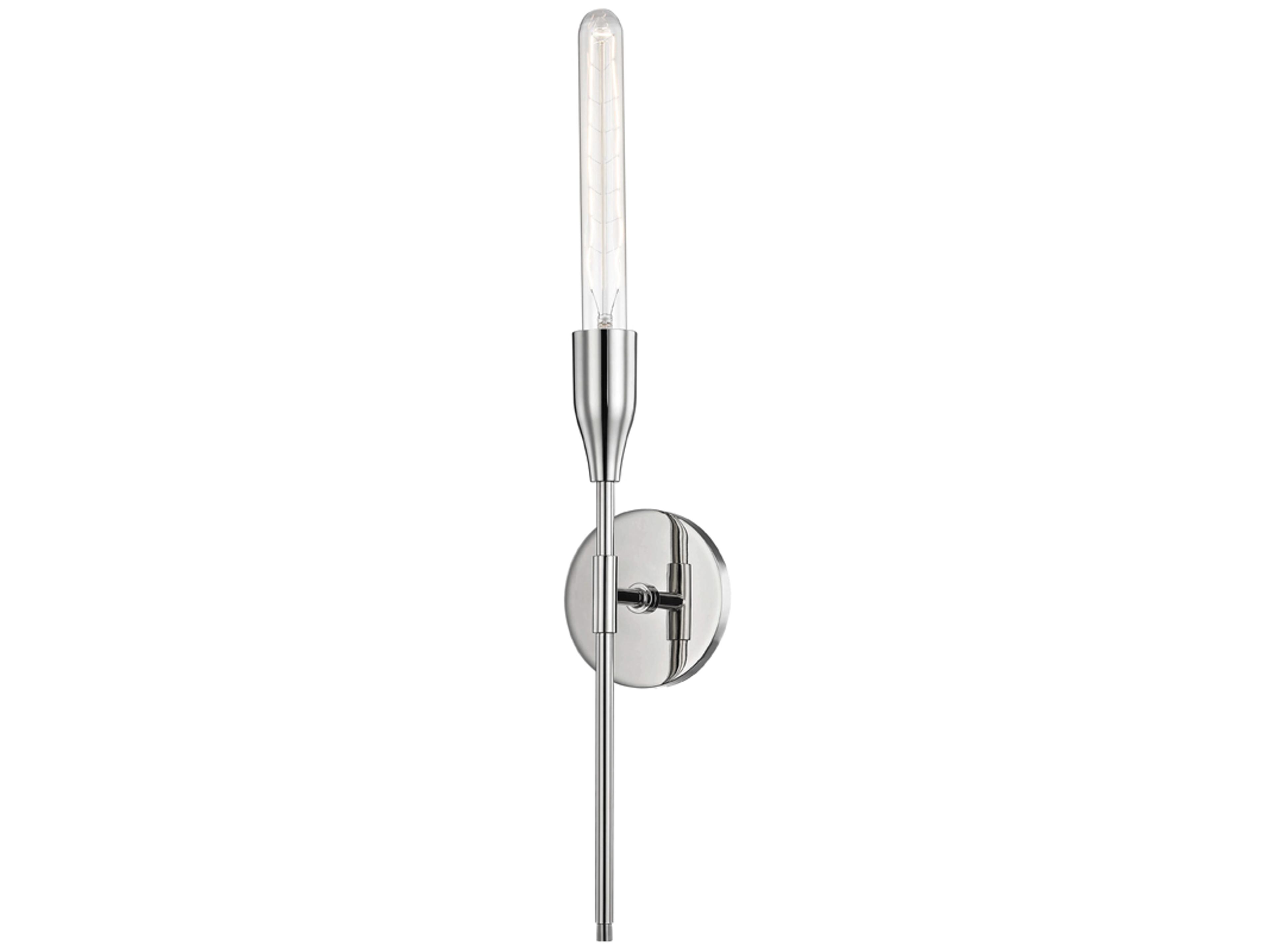 Tara 1-Light Polished Nickel Wall Sconce