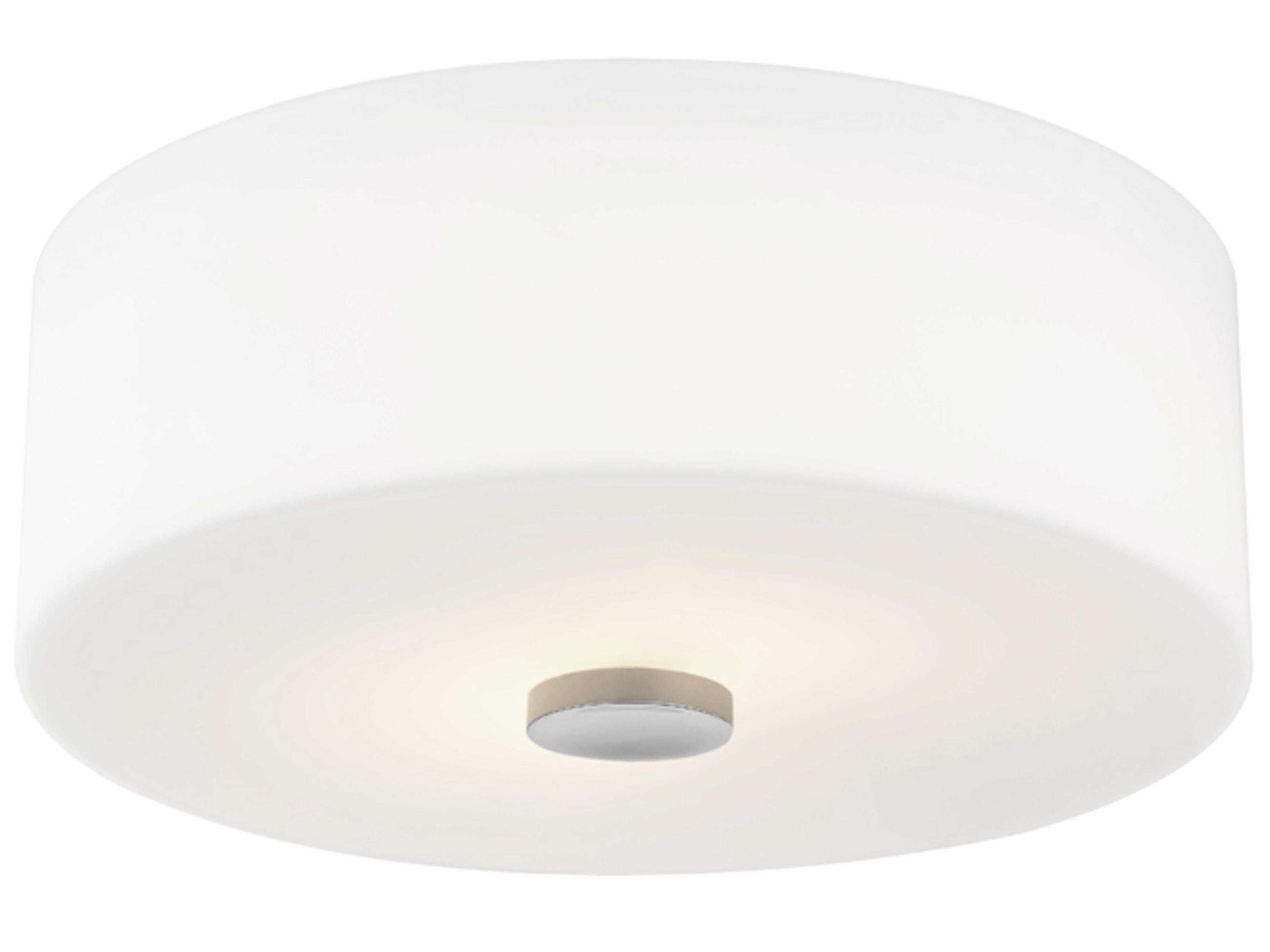 Sophie 2-Light Flush Mount in Polished Nickel