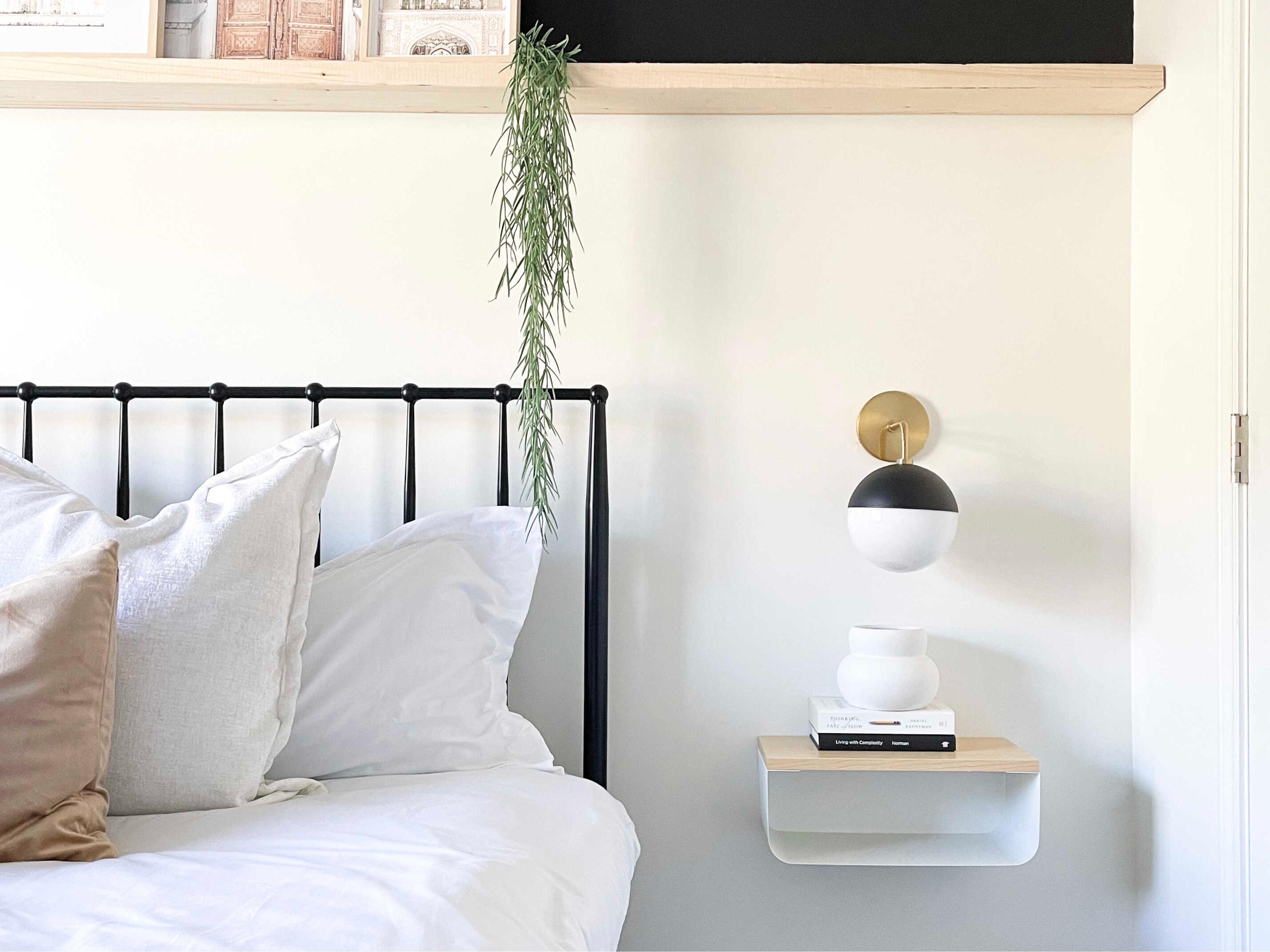 Mitzi Renee 1-Light Aged Brass Black Glass Wall Sconce