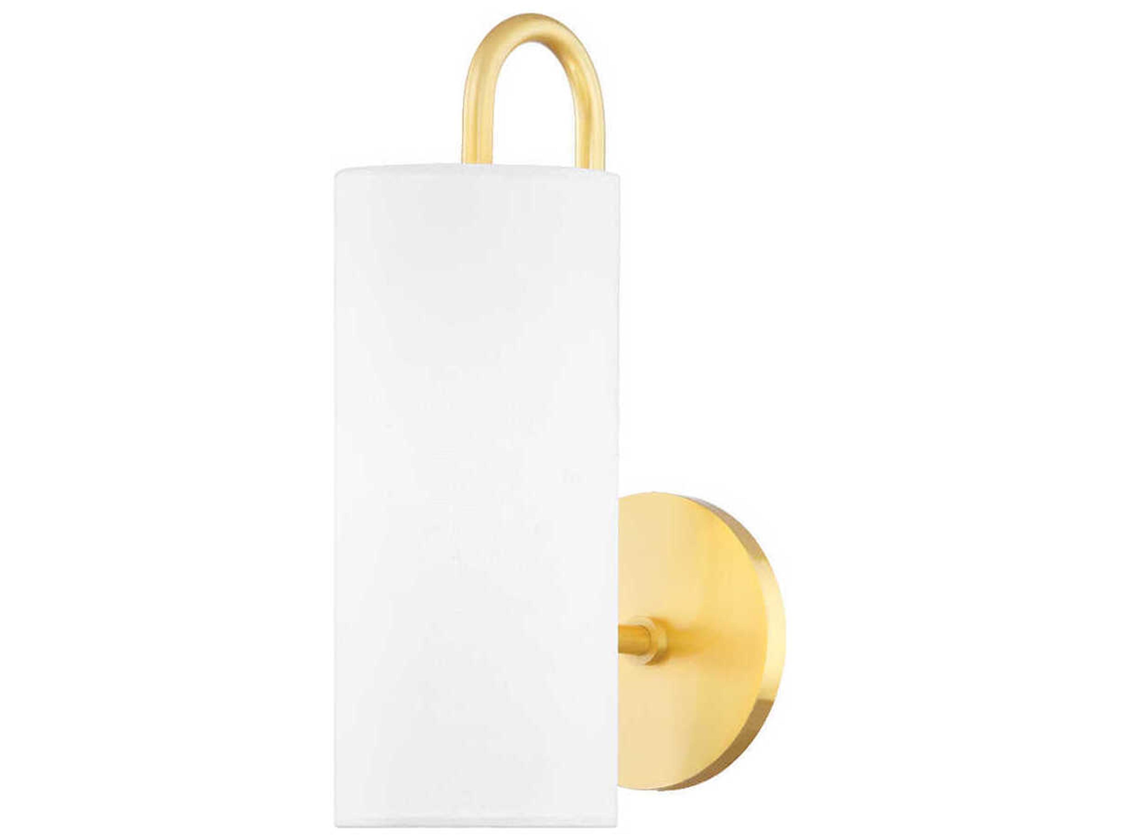 Freda 1-Light Aged Brass Wall Sconce