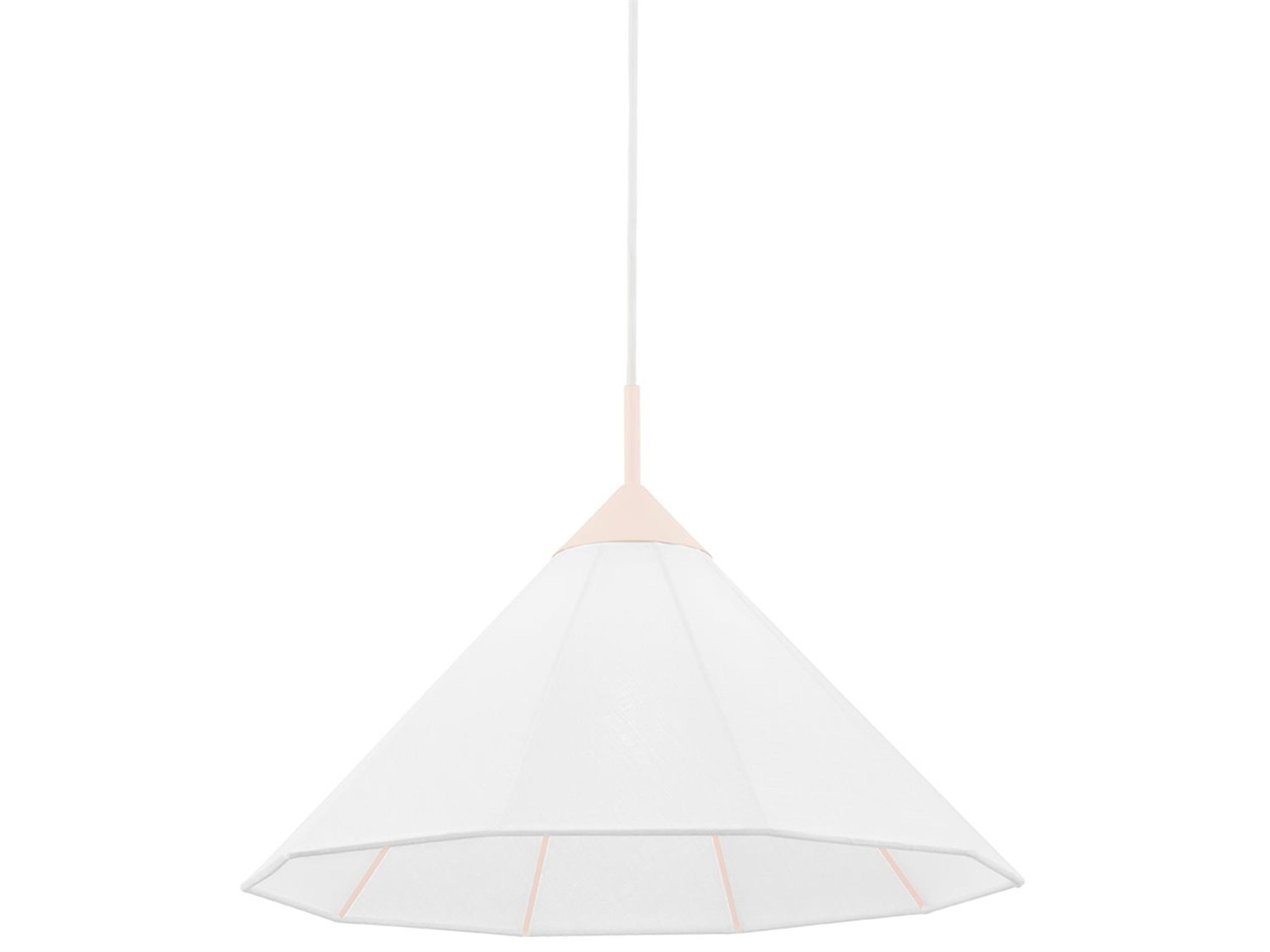 Gloria 1-Light Blush White Pendant