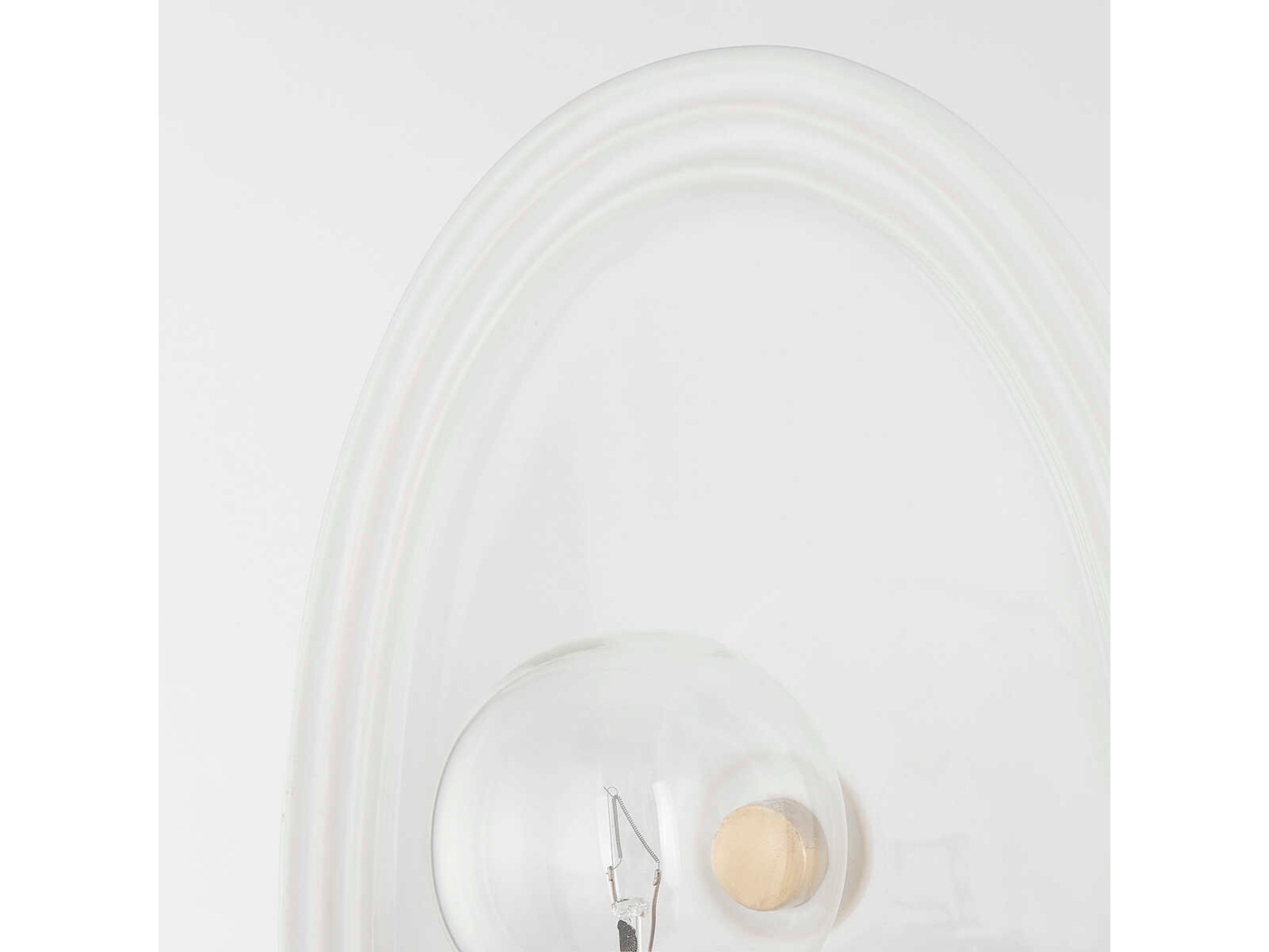 Mitzi Joyce 1-Light Aged Brass White Wall Sconce