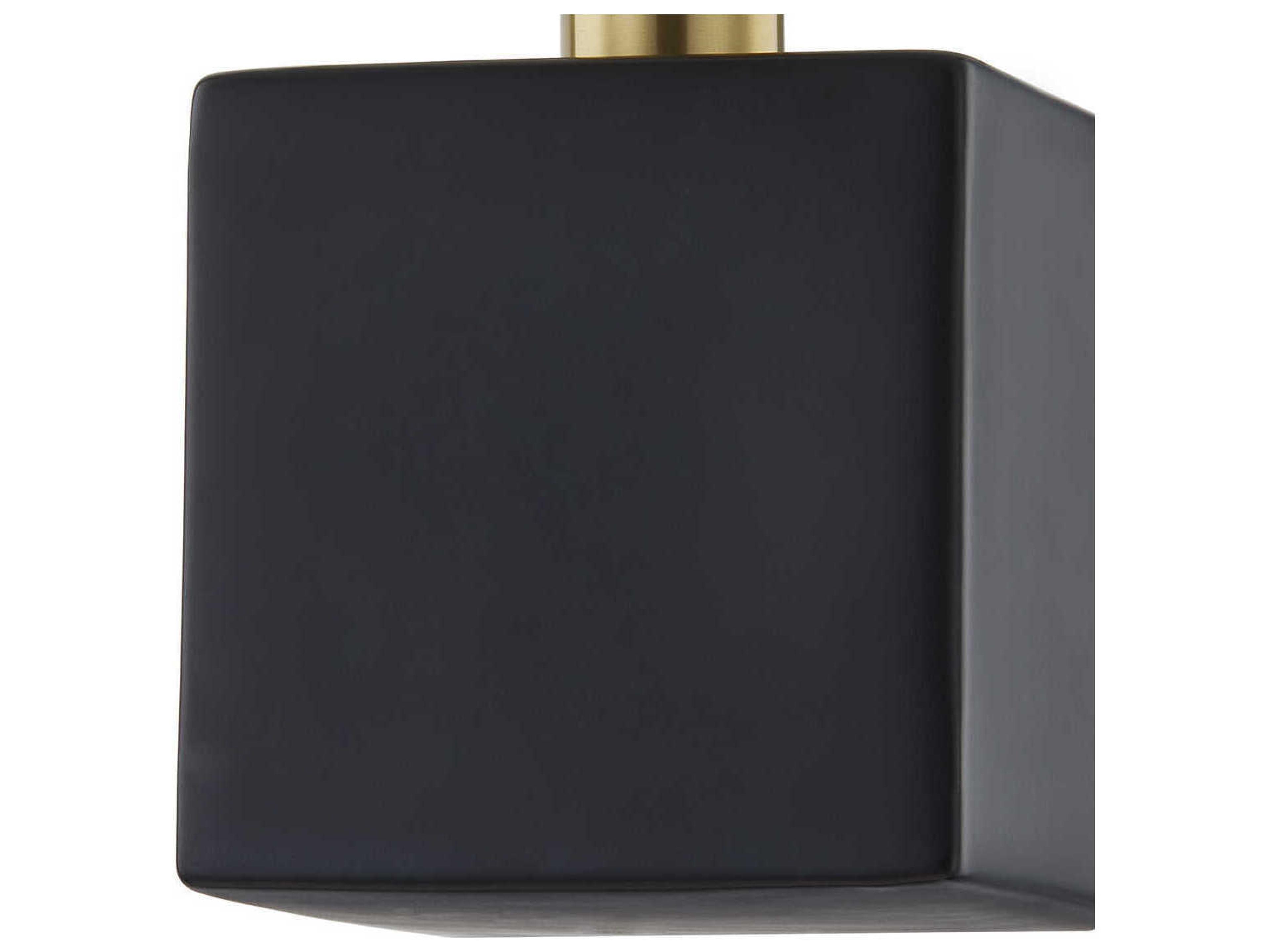 Mitzi Joey 1-Light Aged Brass Black Wall Sconce