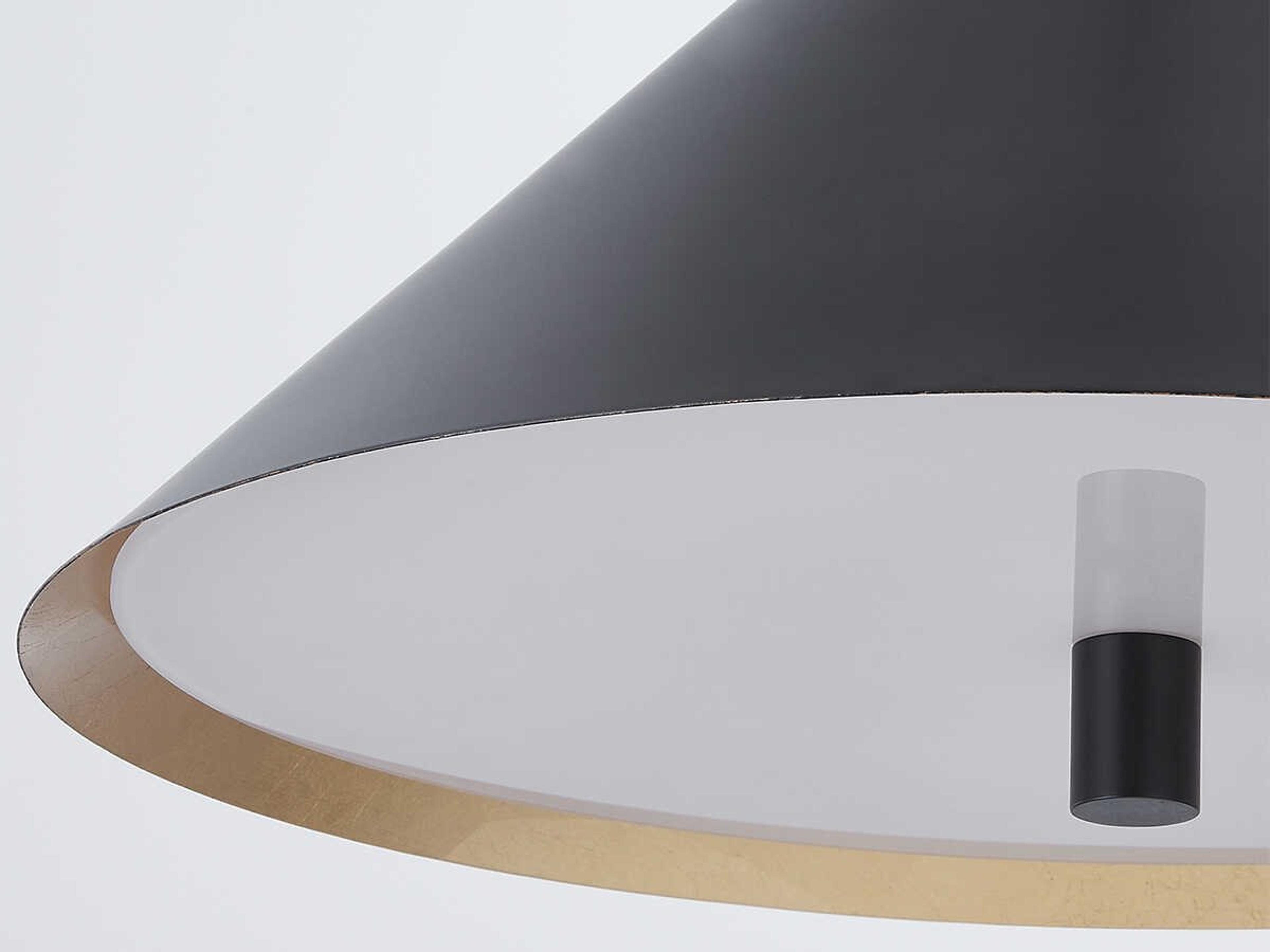 Mitzi Brianna 3-Light Gold Leaf Black Pendant