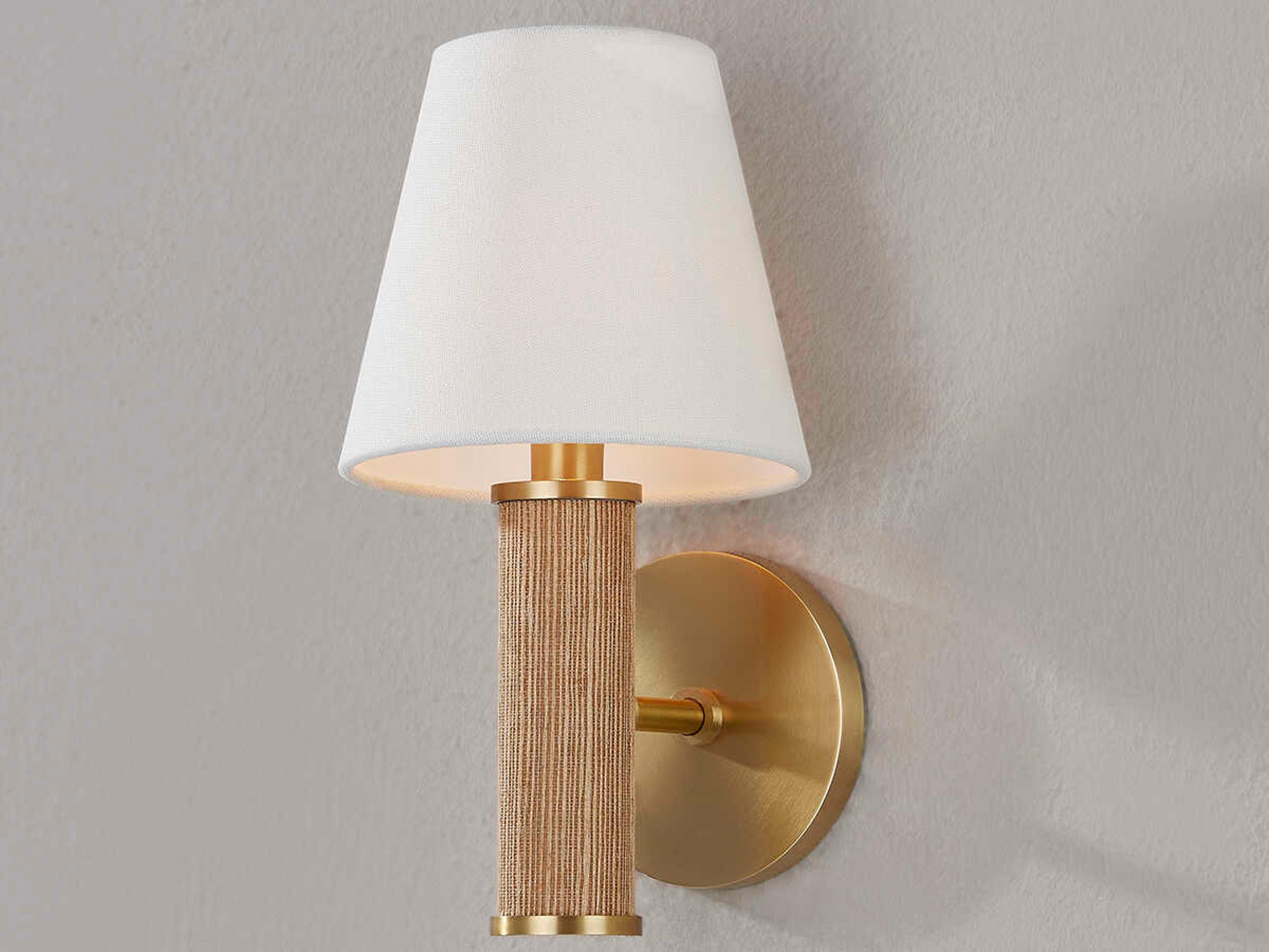 Mitzi Amabella 1-Light Aged Brass Wall Sconce