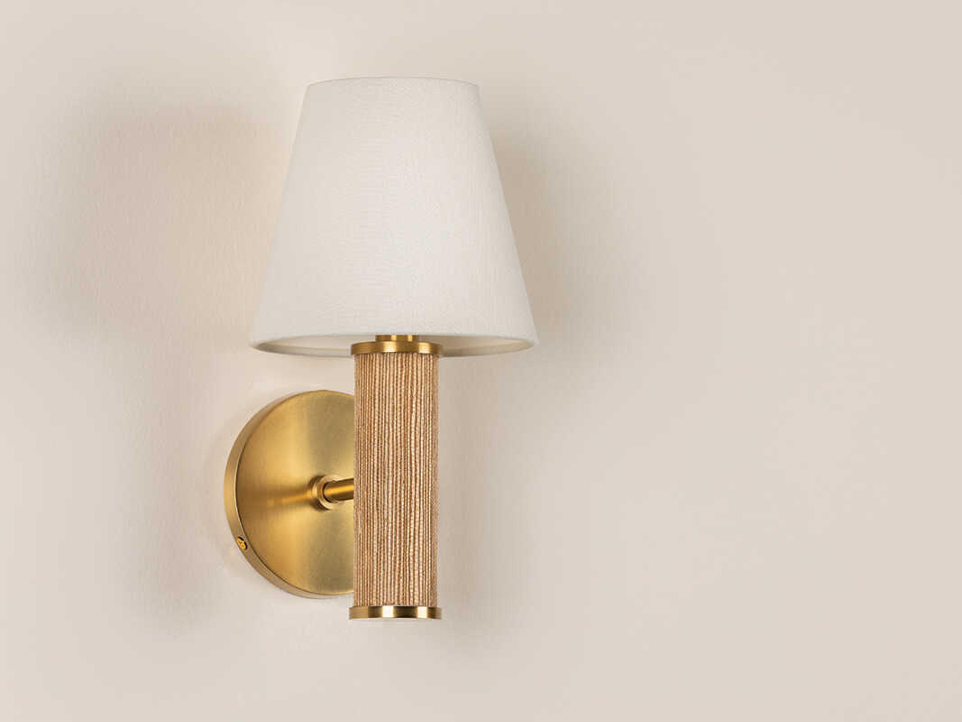 Mitzi Amabella 1-Light Aged Brass Wall Sconce