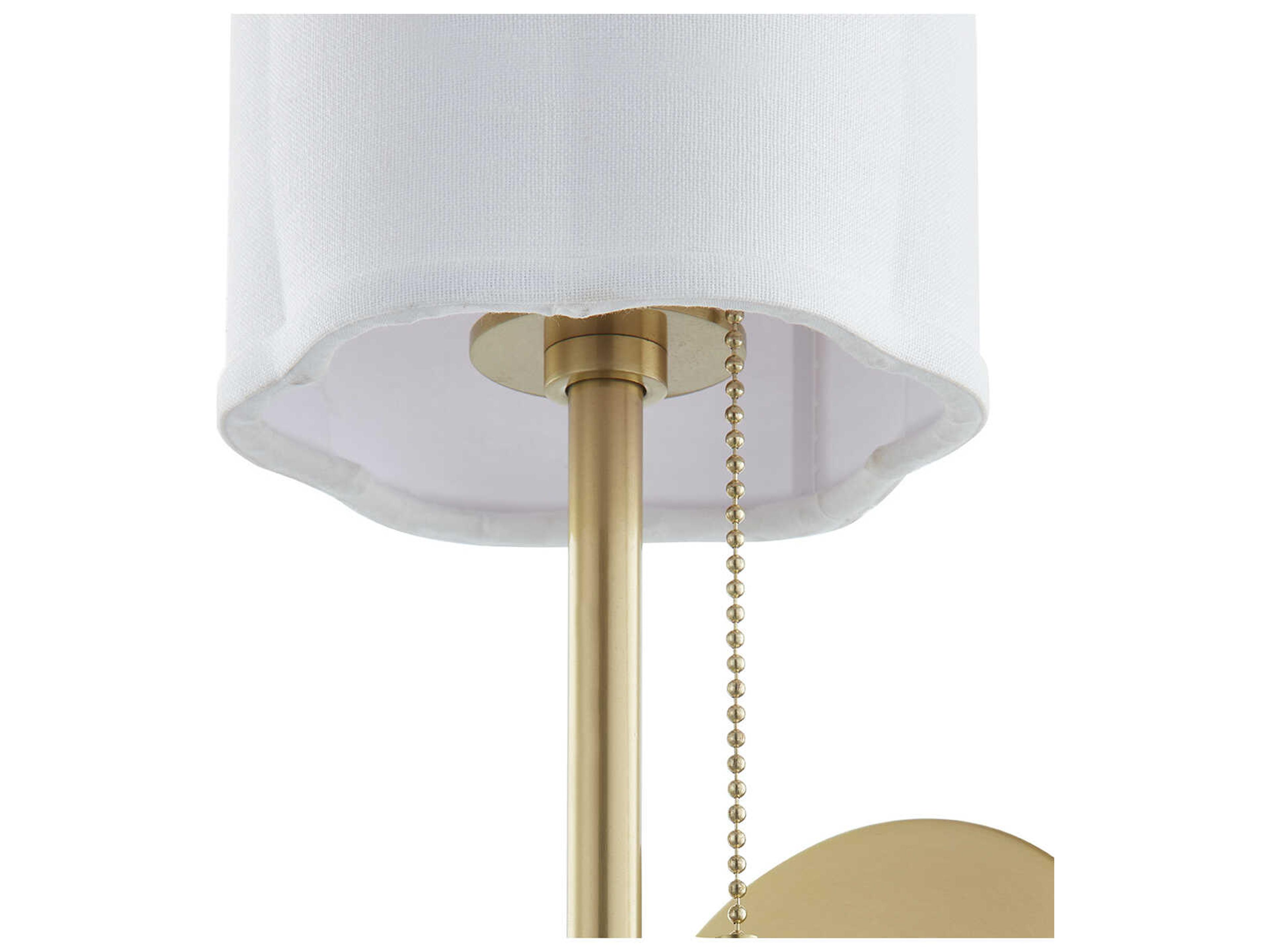 Mitzi Fawn 1-Light Aged Brass Wall Sconce
