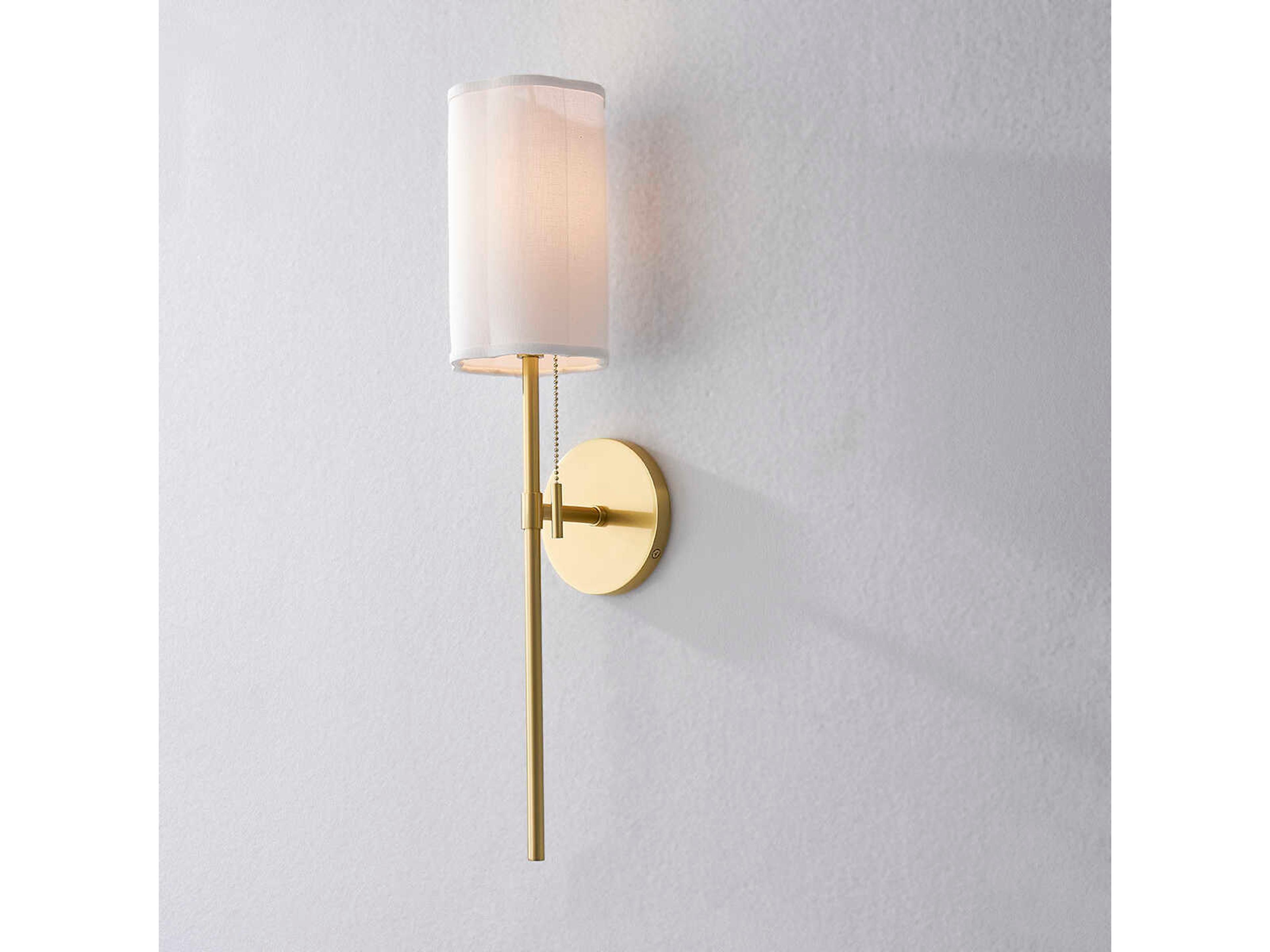 Mitzi Fawn 1-Light Aged Brass Wall Sconce