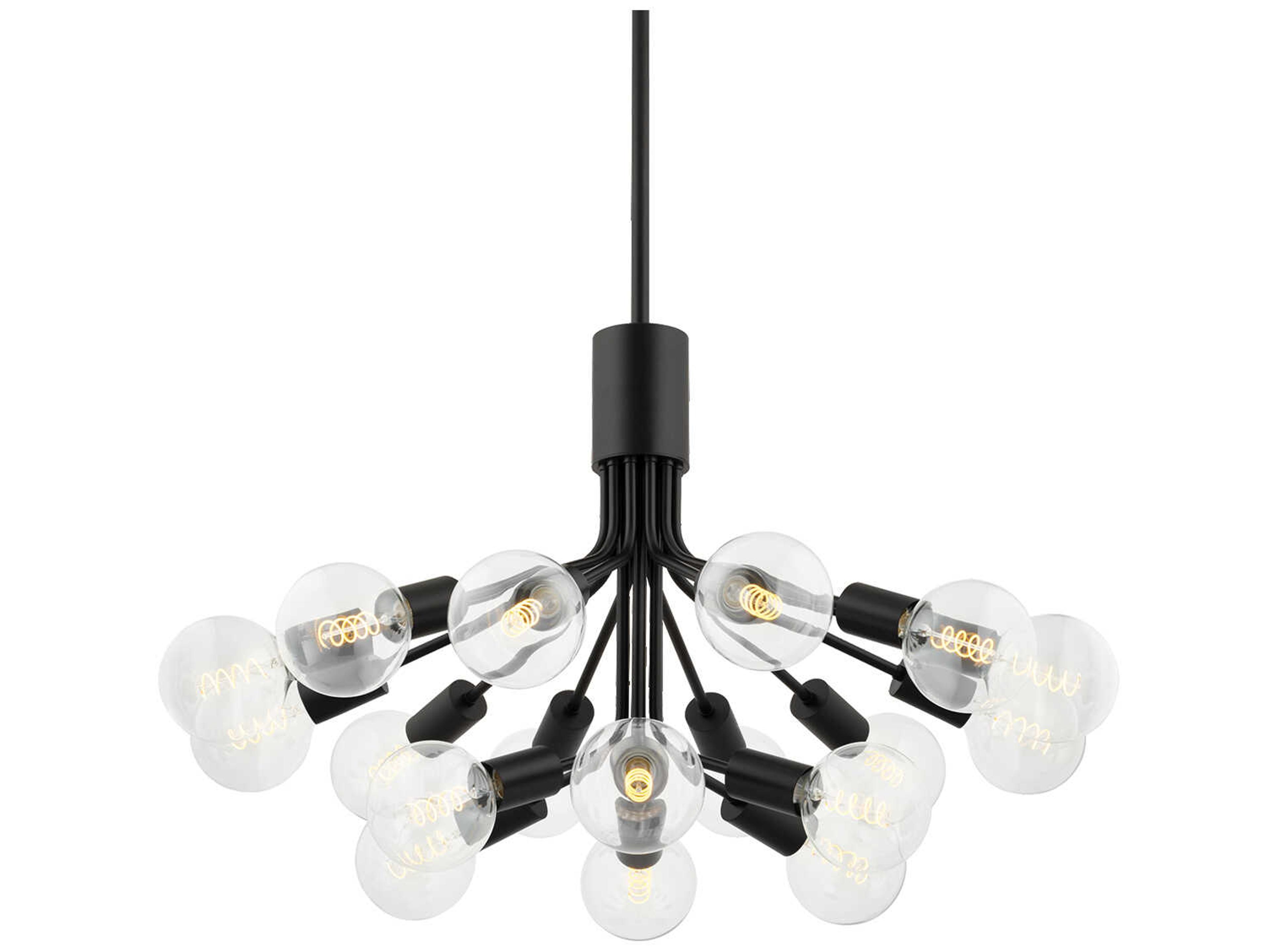Drea 18-Light Soft Black Chandelier