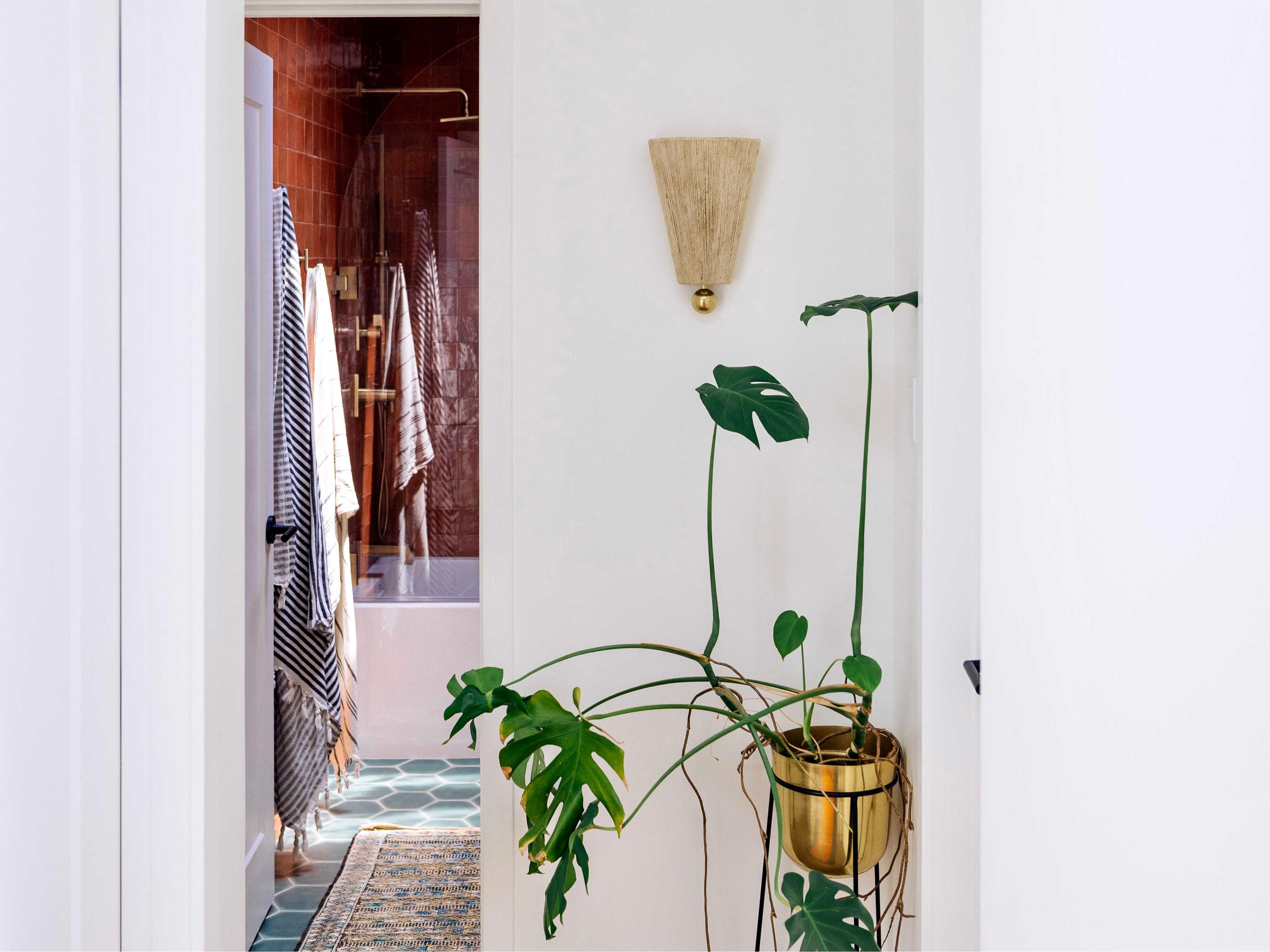 Mitzi Song 1-Light Aged Brass Wall Sconce