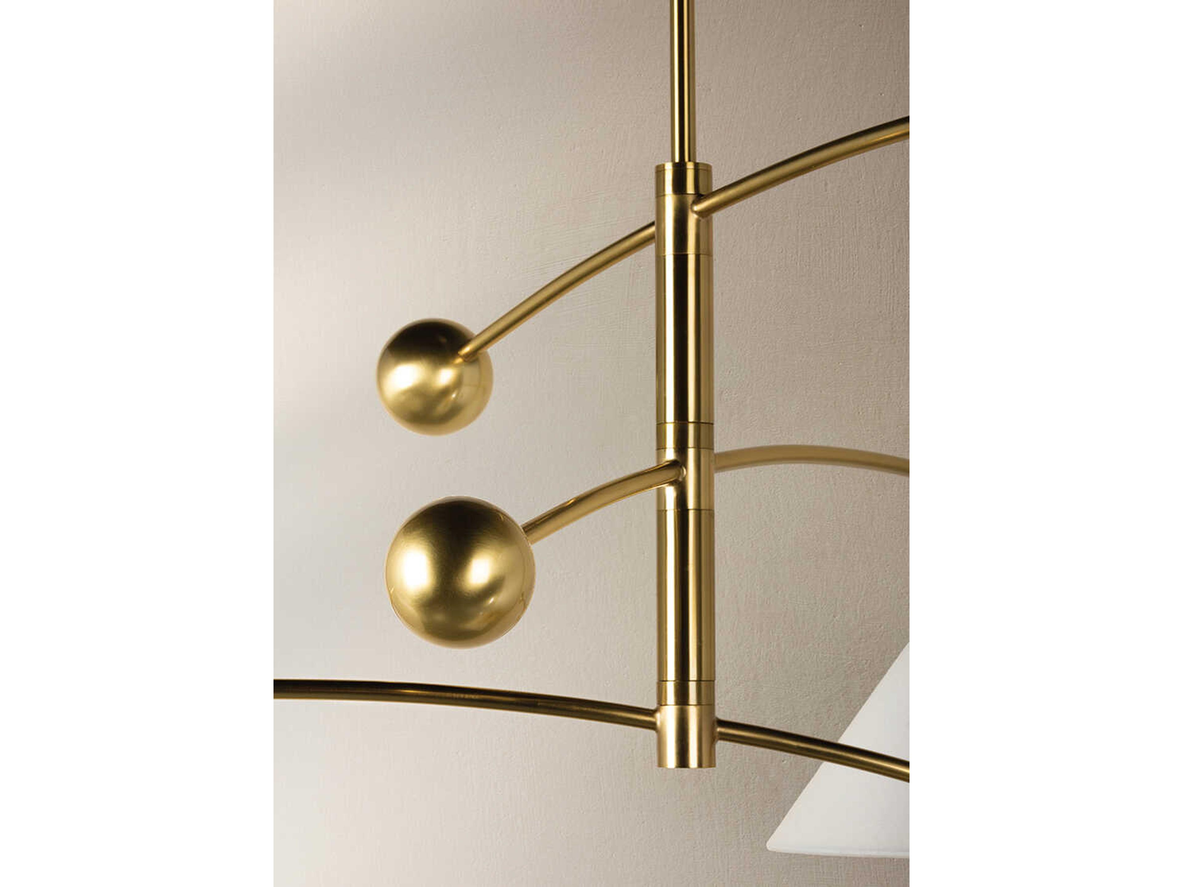 Mitzi Birdie 3-Light Aged Brass Chandelier