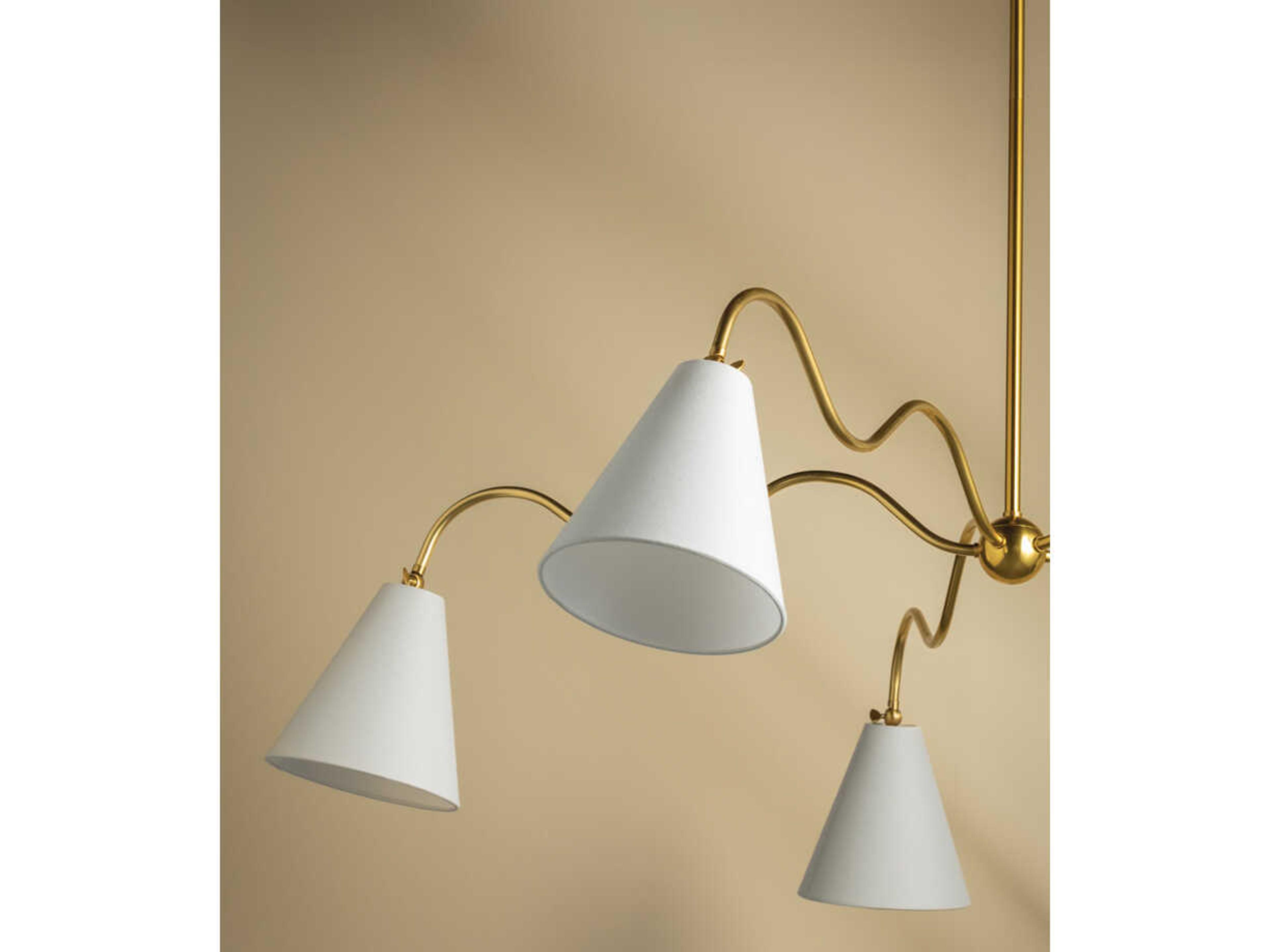 Mitzi Onda 5-Light Aged Brass Chandelier