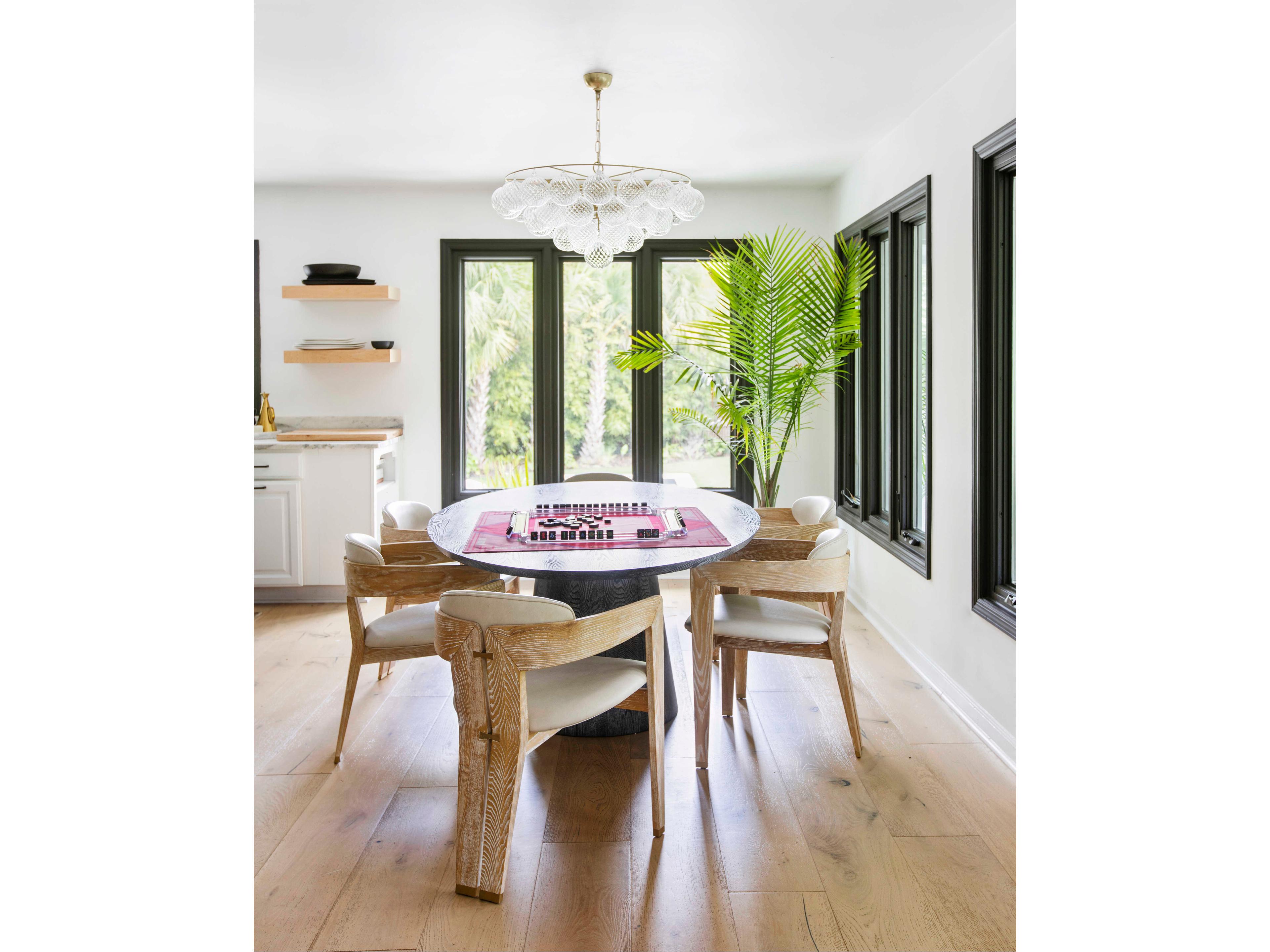 Mitzi Mimi 9-Light Aged Brass Globe Chandelier