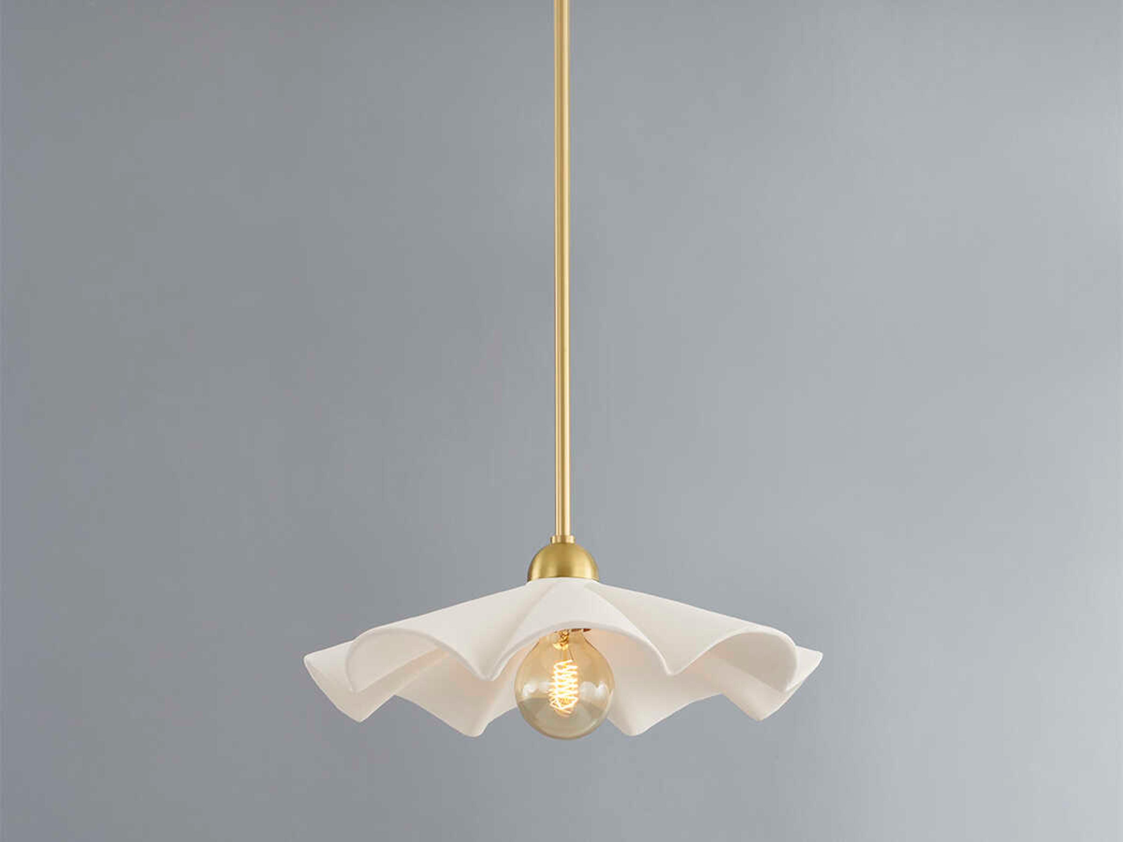 Mitzi Maisie 1-Light Aged Brass Pendant
