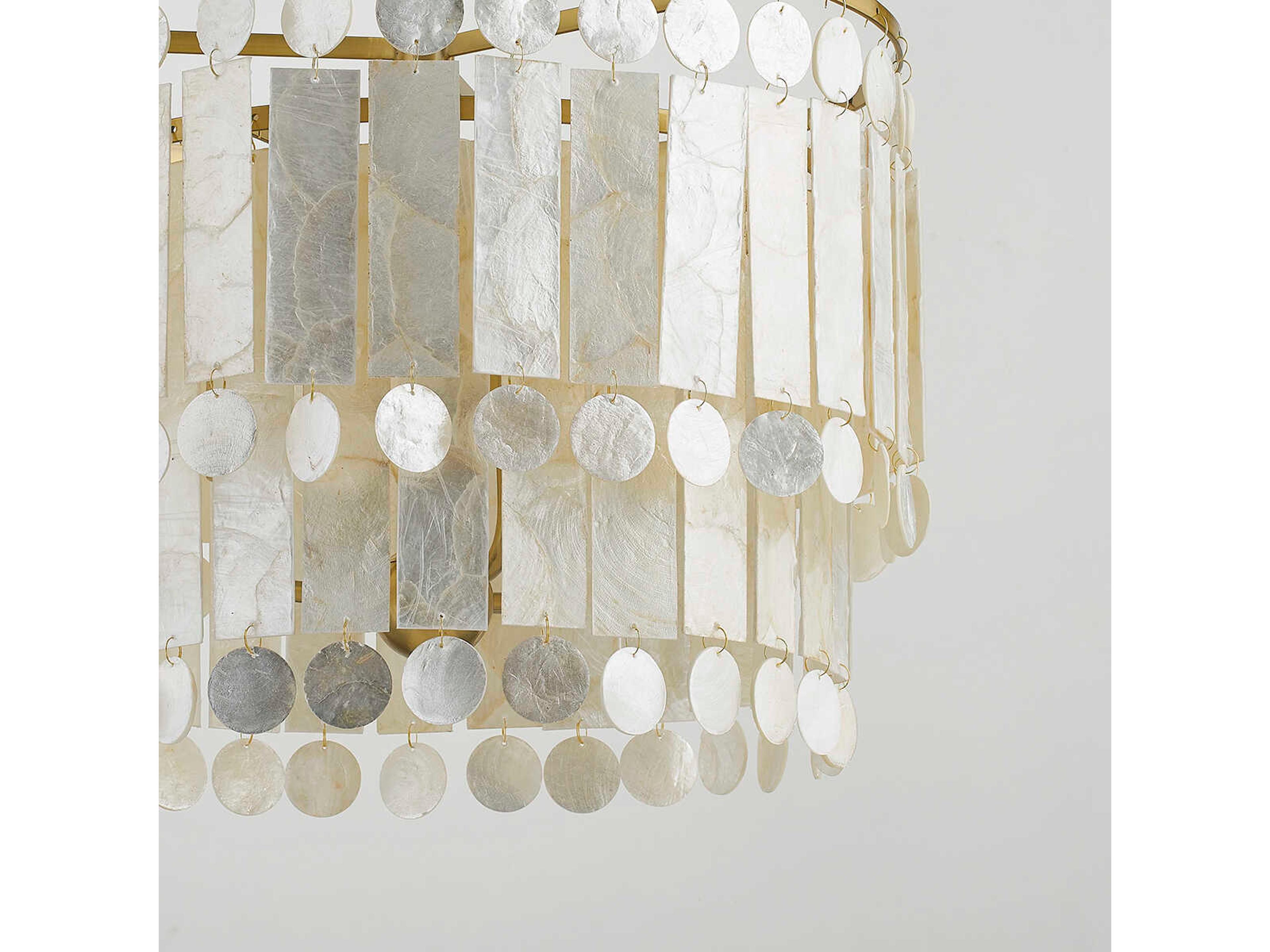 Mitzi Melisa 3-Light Aged Brass Candelabra Tiered Chandelier