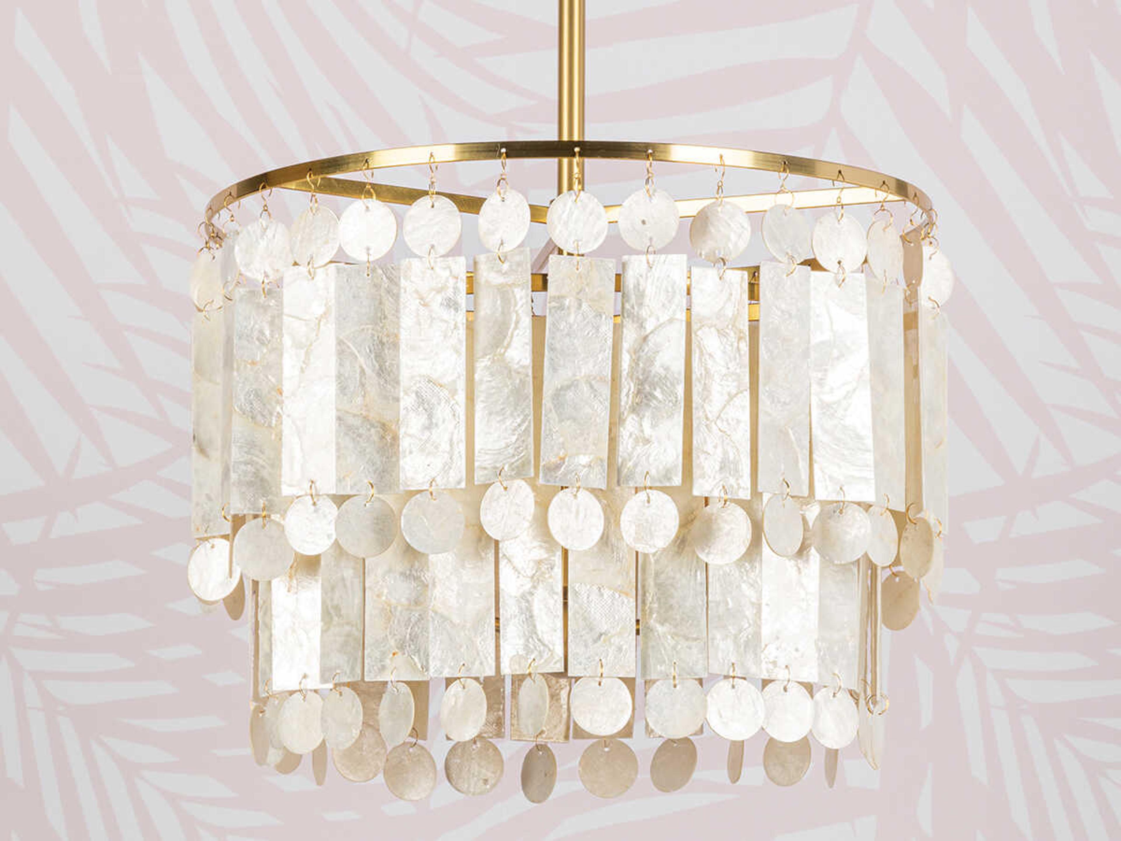 Mitzi Melisa 3-Light Aged Brass Candelabra Tiered Chandelier