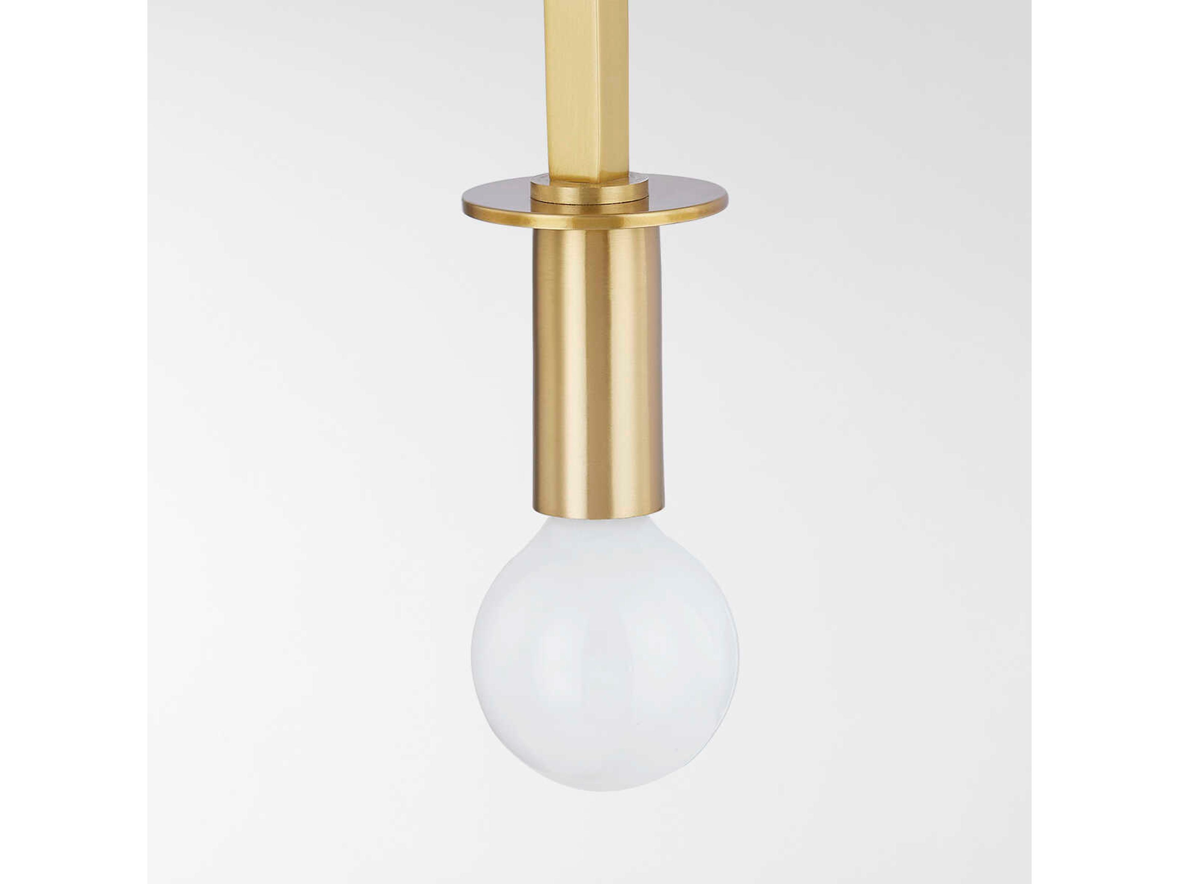 Mitzi Milana 2-Light Aged Brass Wall Sconce