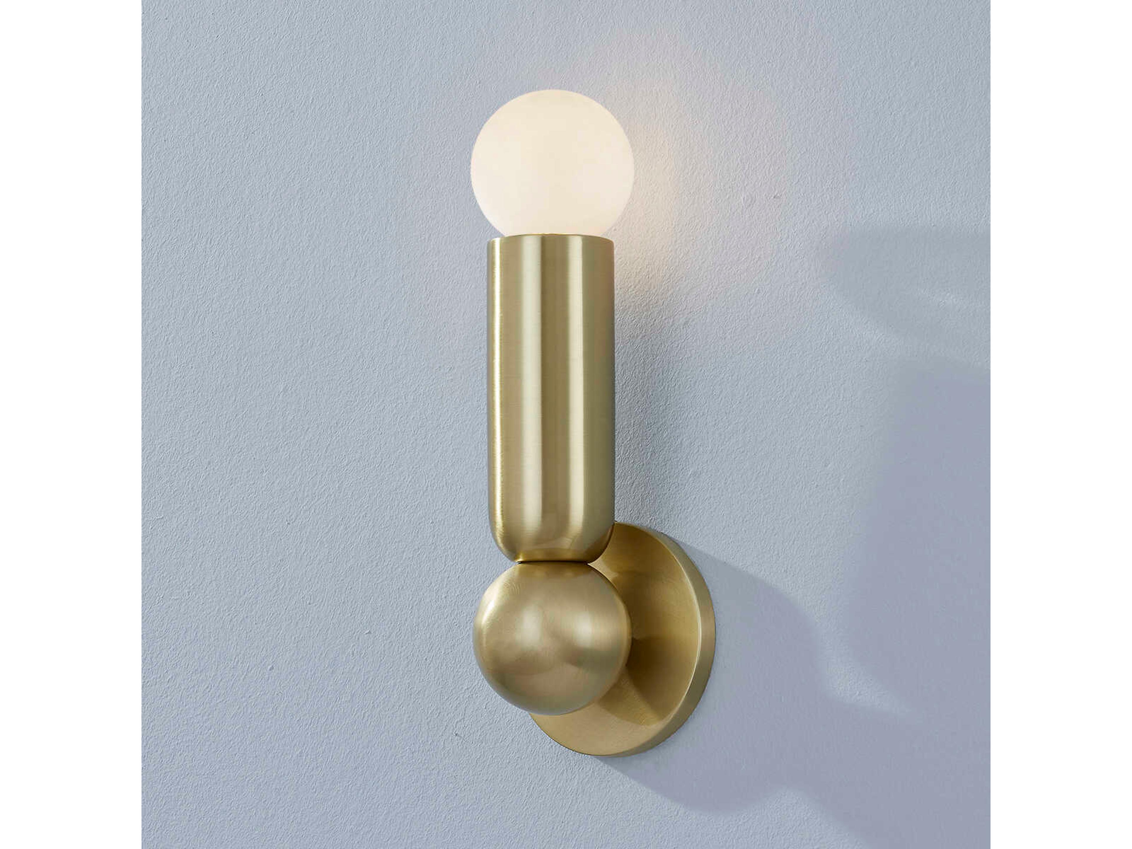 Mitzi Lolly 1-Light Aged Brass Wall Sconce