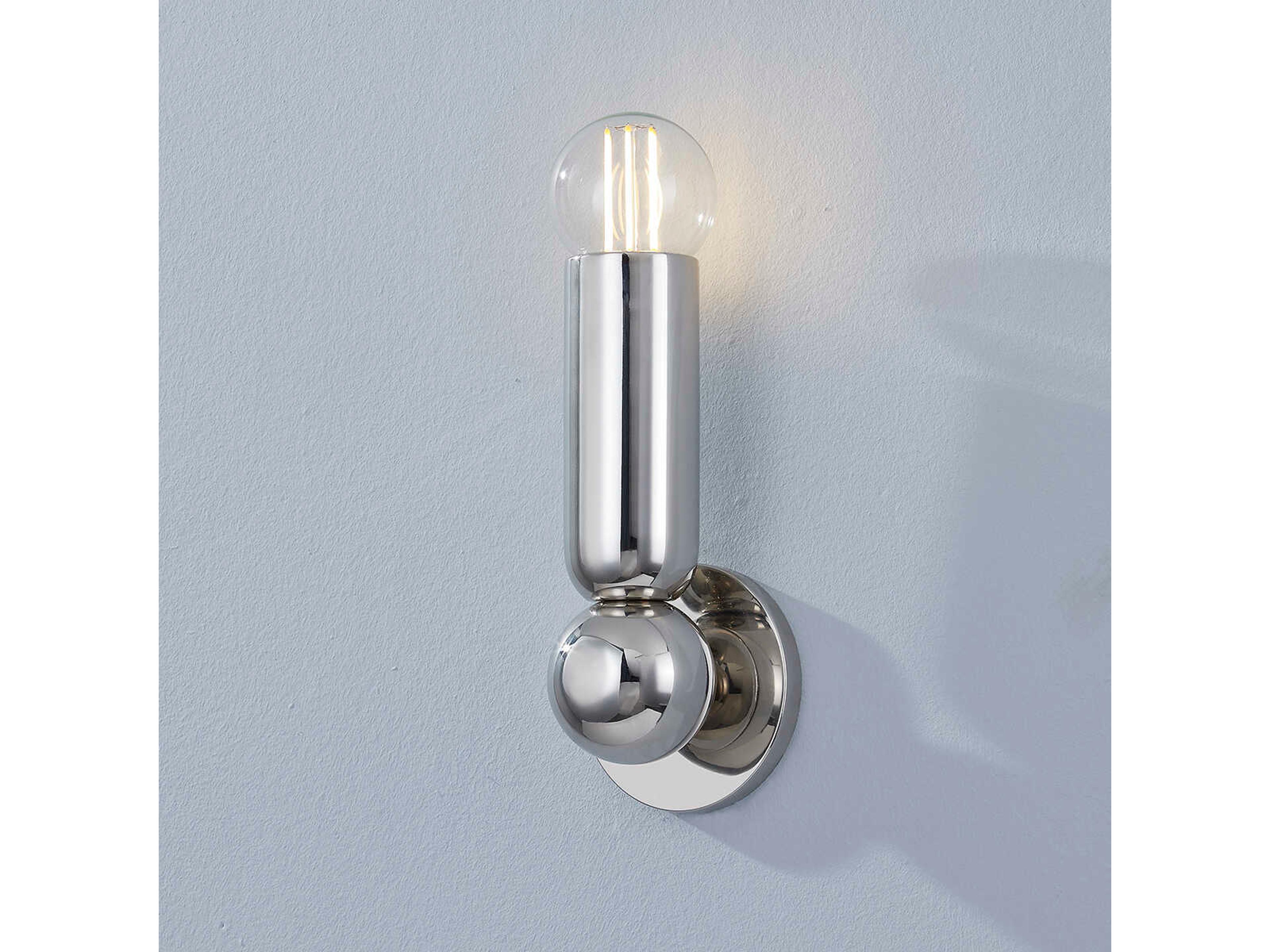 Mitzi Lolly 1-Light Polished Nickel Wall Sconce