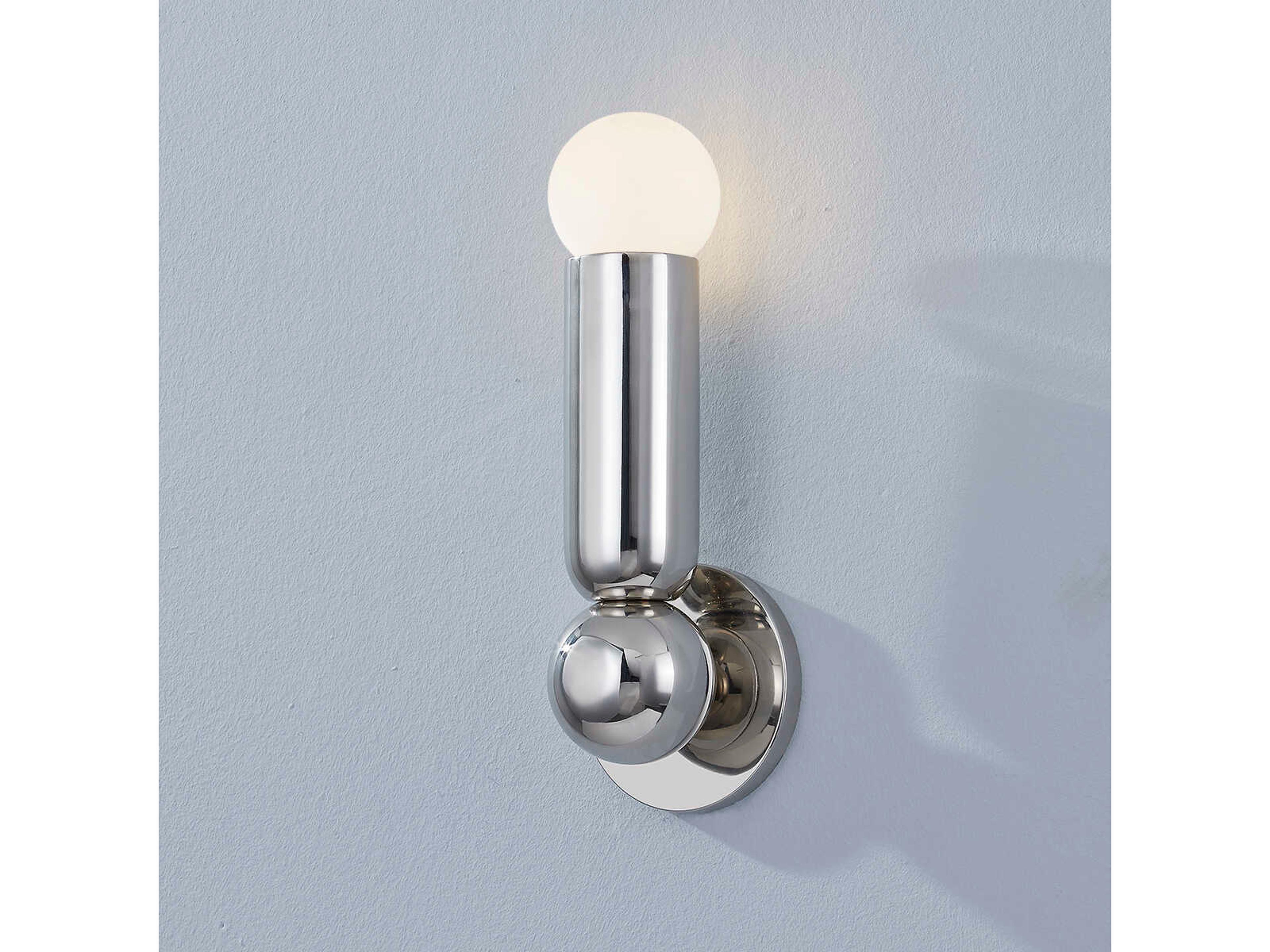 Mitzi Lolly 1-Light Polished Nickel Wall Sconce