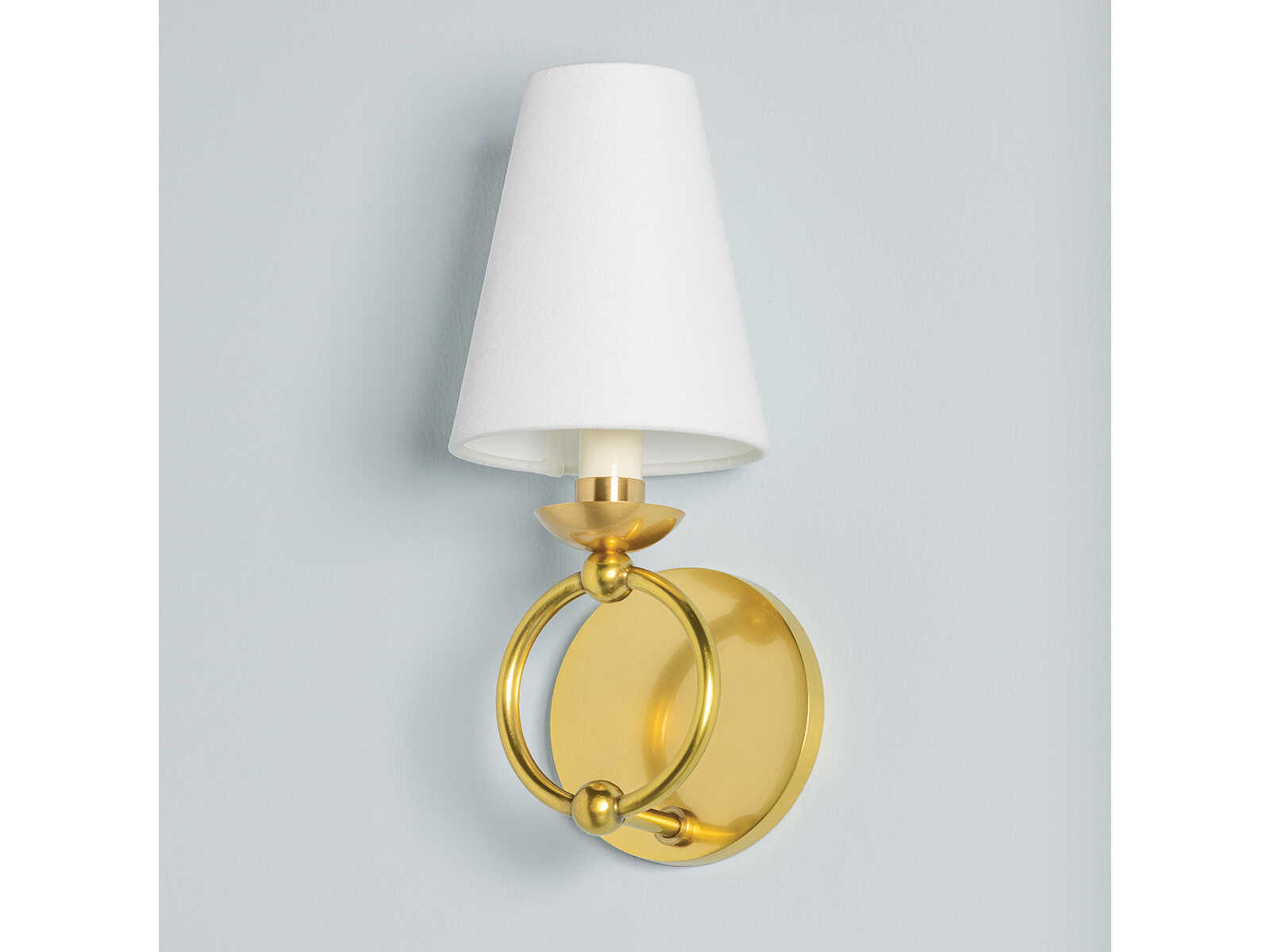 Mitzi Haverford 1-Light Aged Brass Wall Sconce