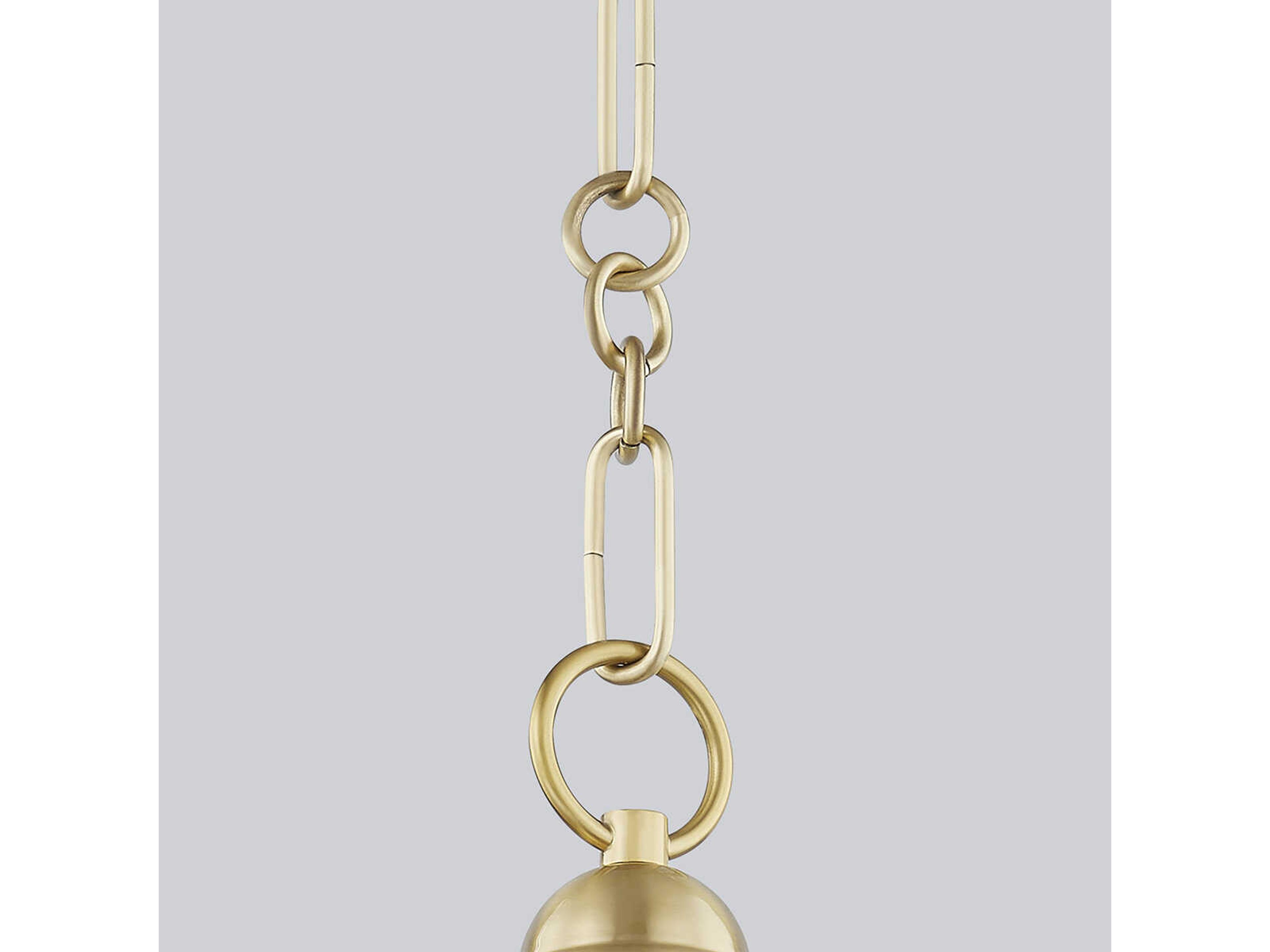 Mitzi Fenimore 1-Light Aged Brass Mini Pendant