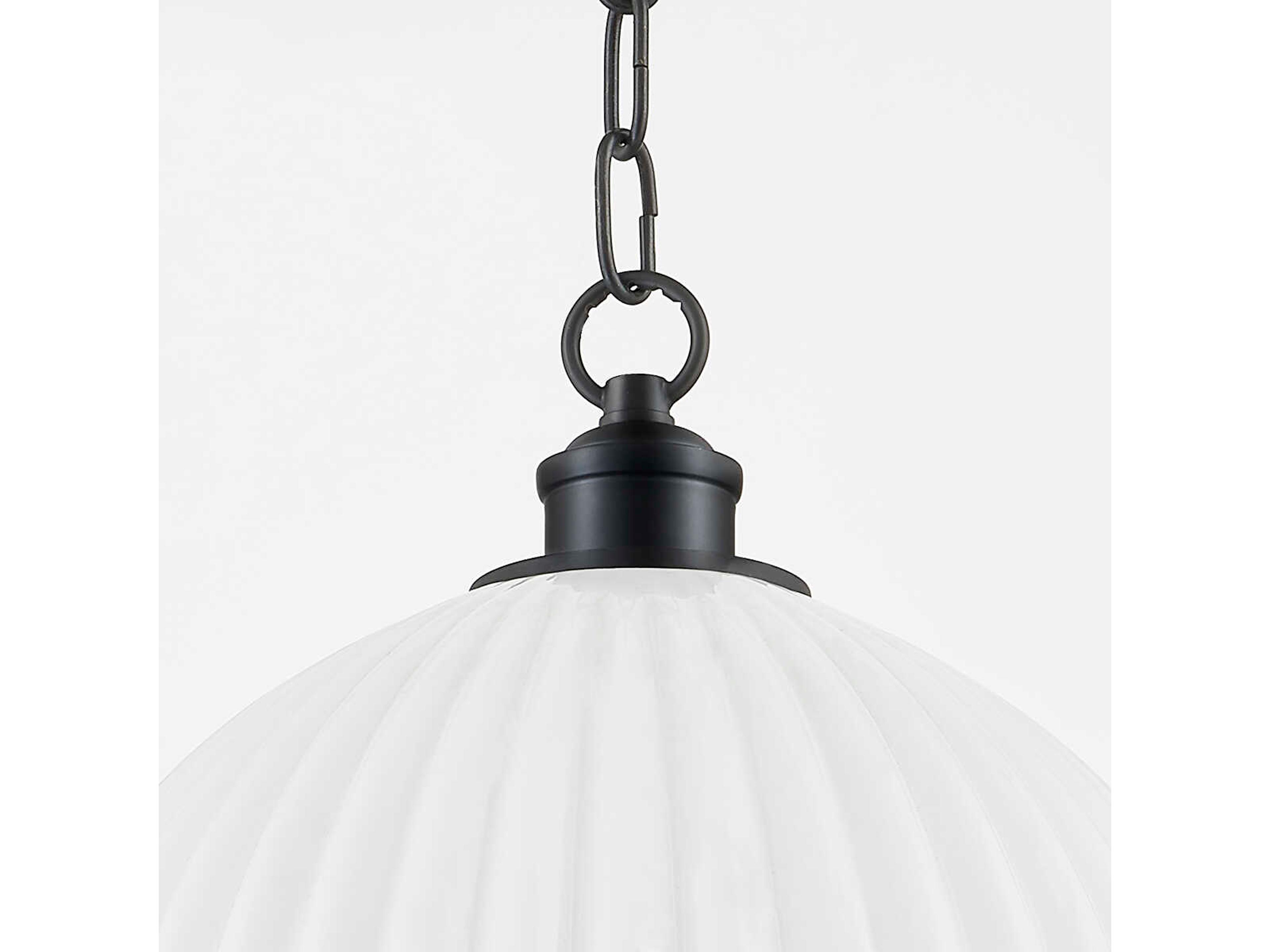 Mitzi Hillary 1-Light Old Bronze Glass Dome Pendant