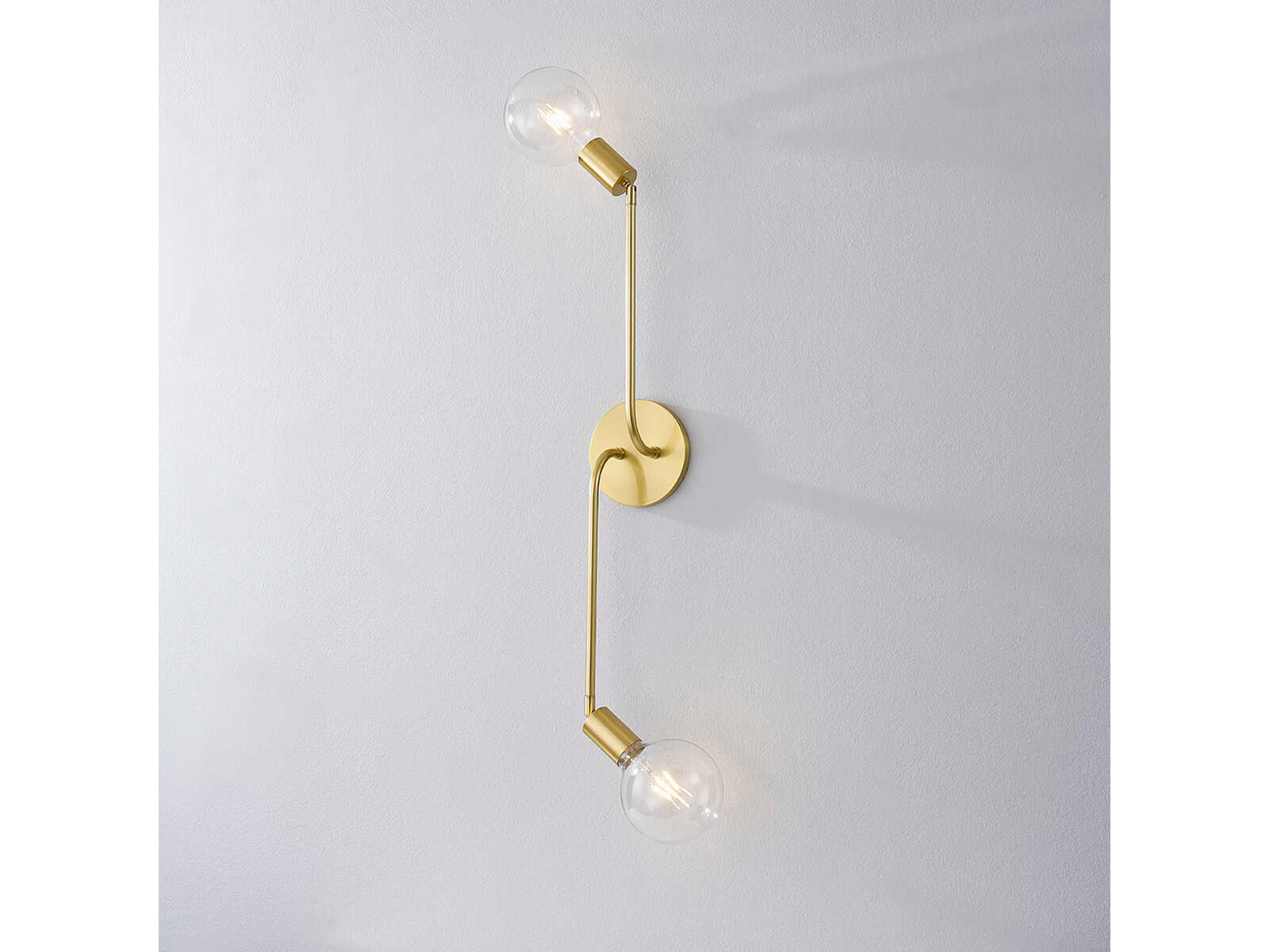 Mitzi Blakely 2-Light Aged Brass Wall Sconce