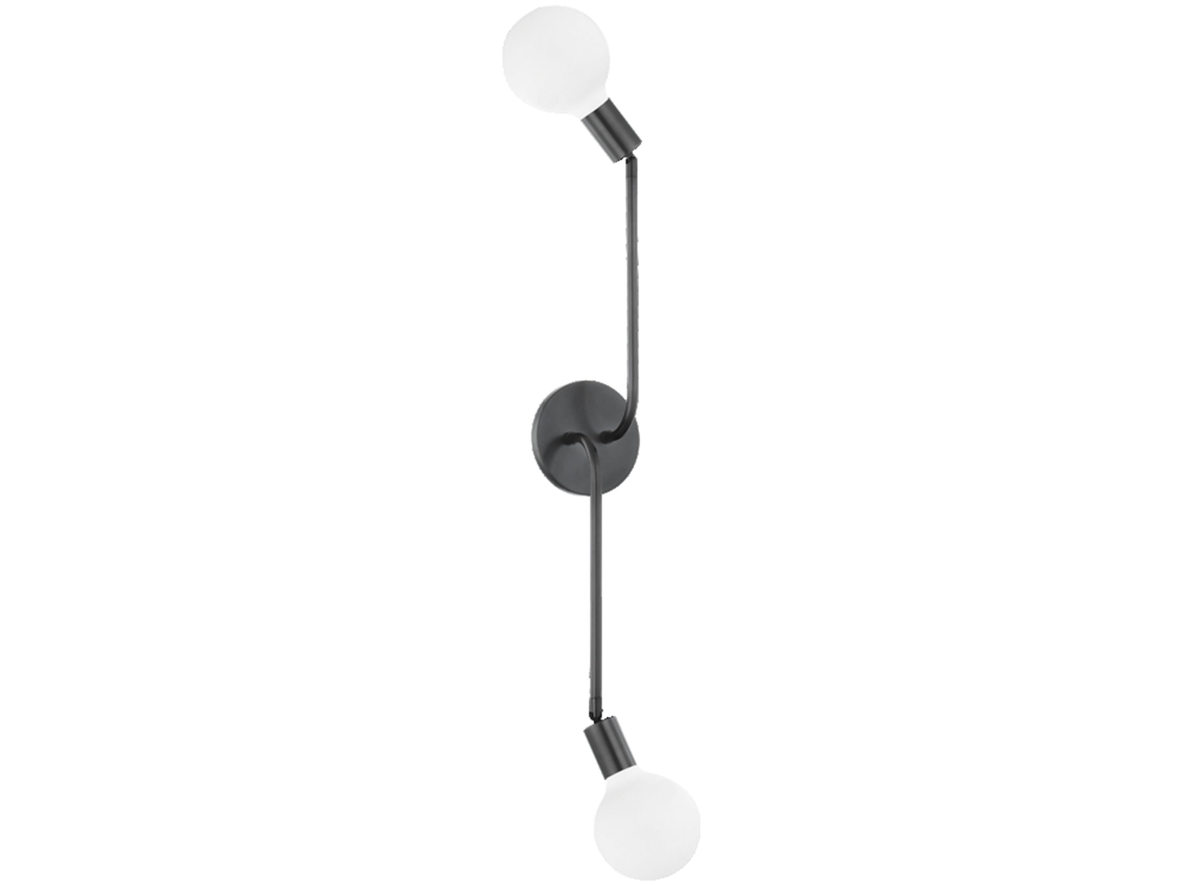 Blakely 2-Light Old Bronze Black Wall Sconce